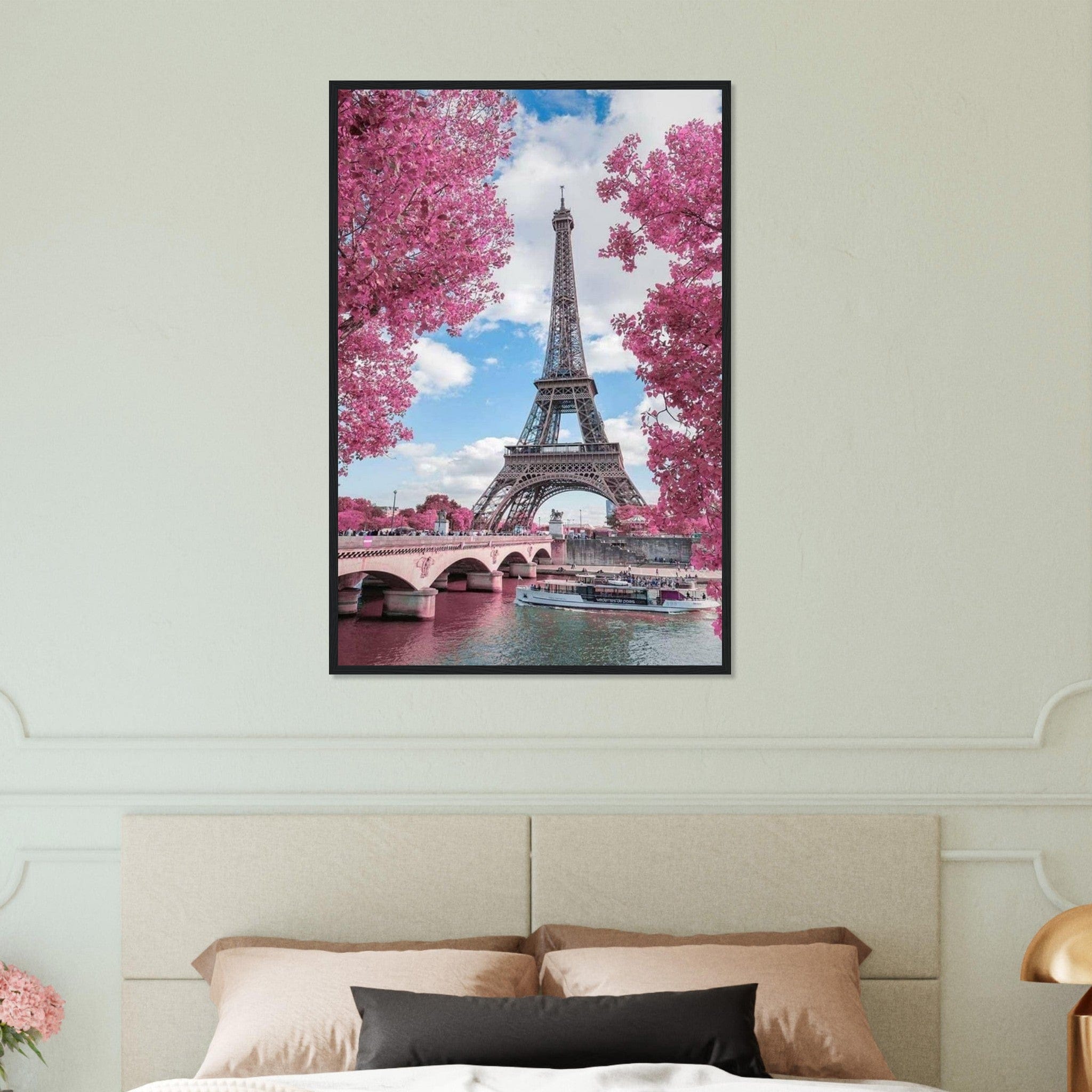 Canvanation Print Material 60x90 cm / 24x36″ Tableau Paris Tour Eiffel