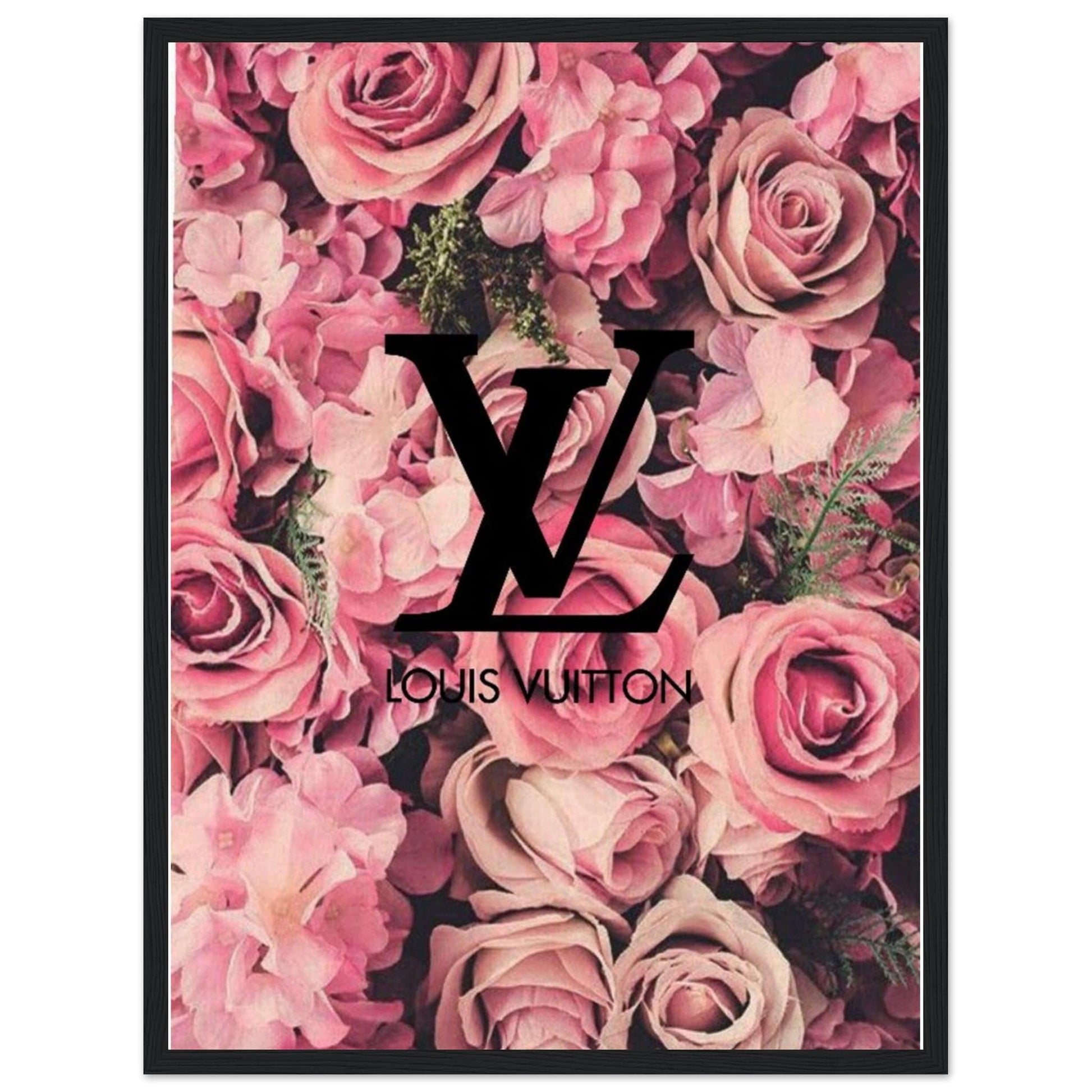 Tableau Louis Vuitton Roses Canvanation