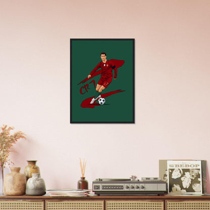 Tableau Football Cr7 - Canvanation