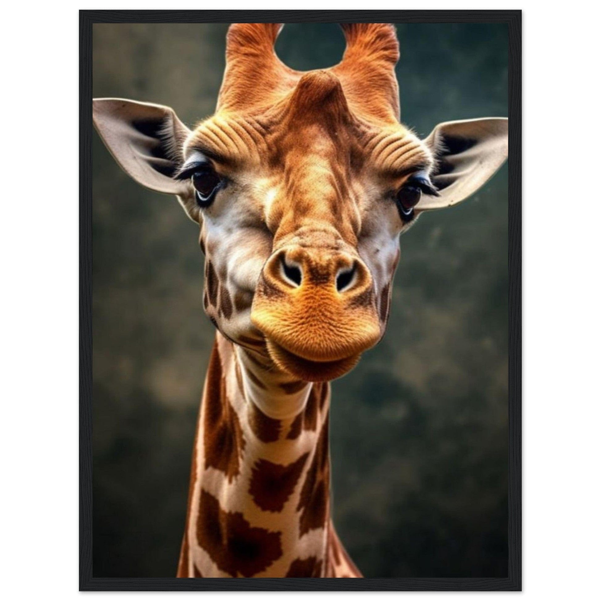 Tableau Peinture Girafe - Canvanation