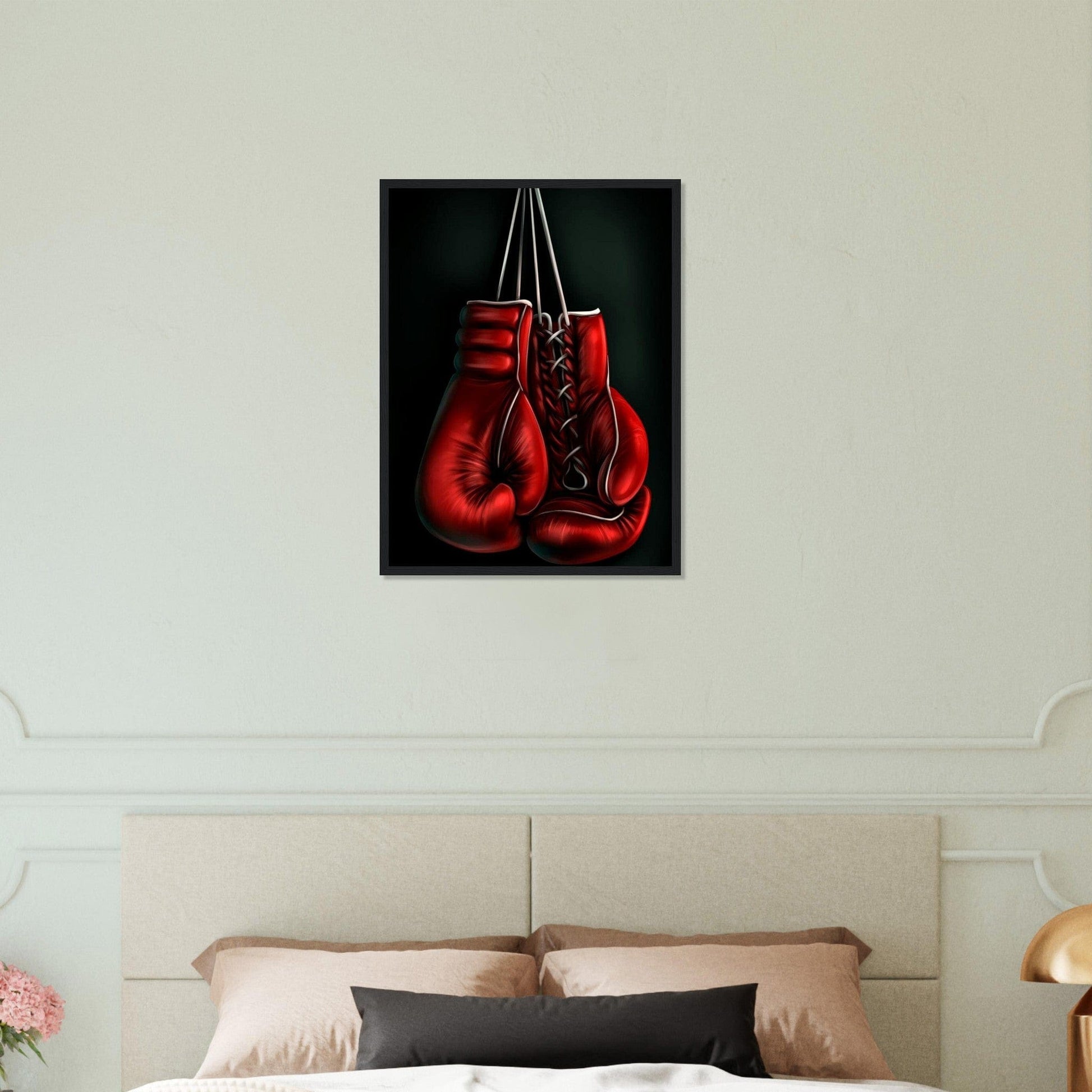 Tableau Boxe Gants Dessin Canvanation