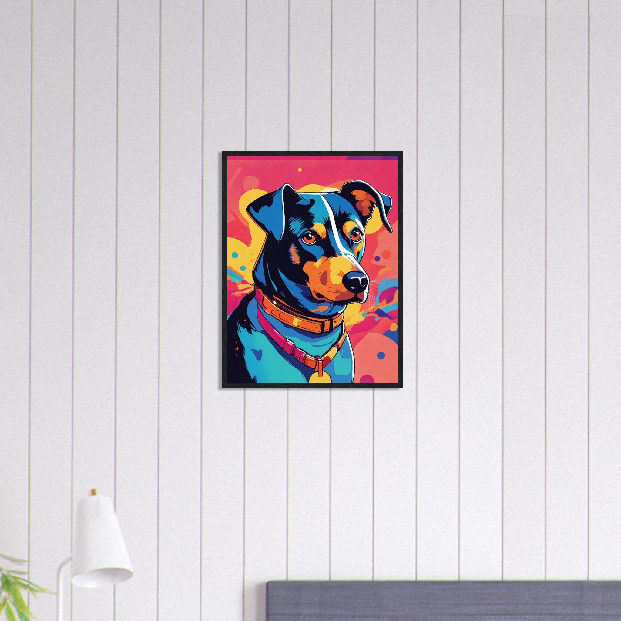 Canvanation Print Material 45x60 cm / 18x24″ Tableau Chien Complice Du Jour