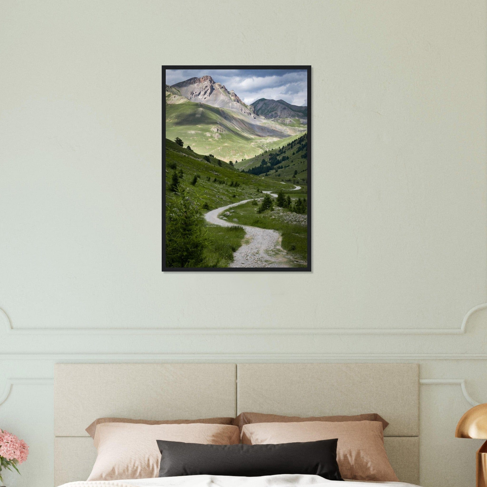 Canvanation Print Material 50x70 cm / 20x28″ Tableau Vallée Montagne Moderne