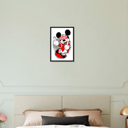 Tableau Mickey Doigt D'Honneur