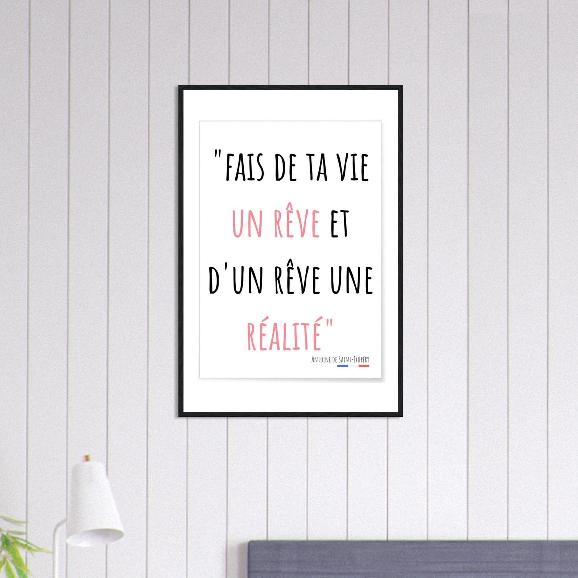 Tableau Citation Antoine de St Exupery Canvanation