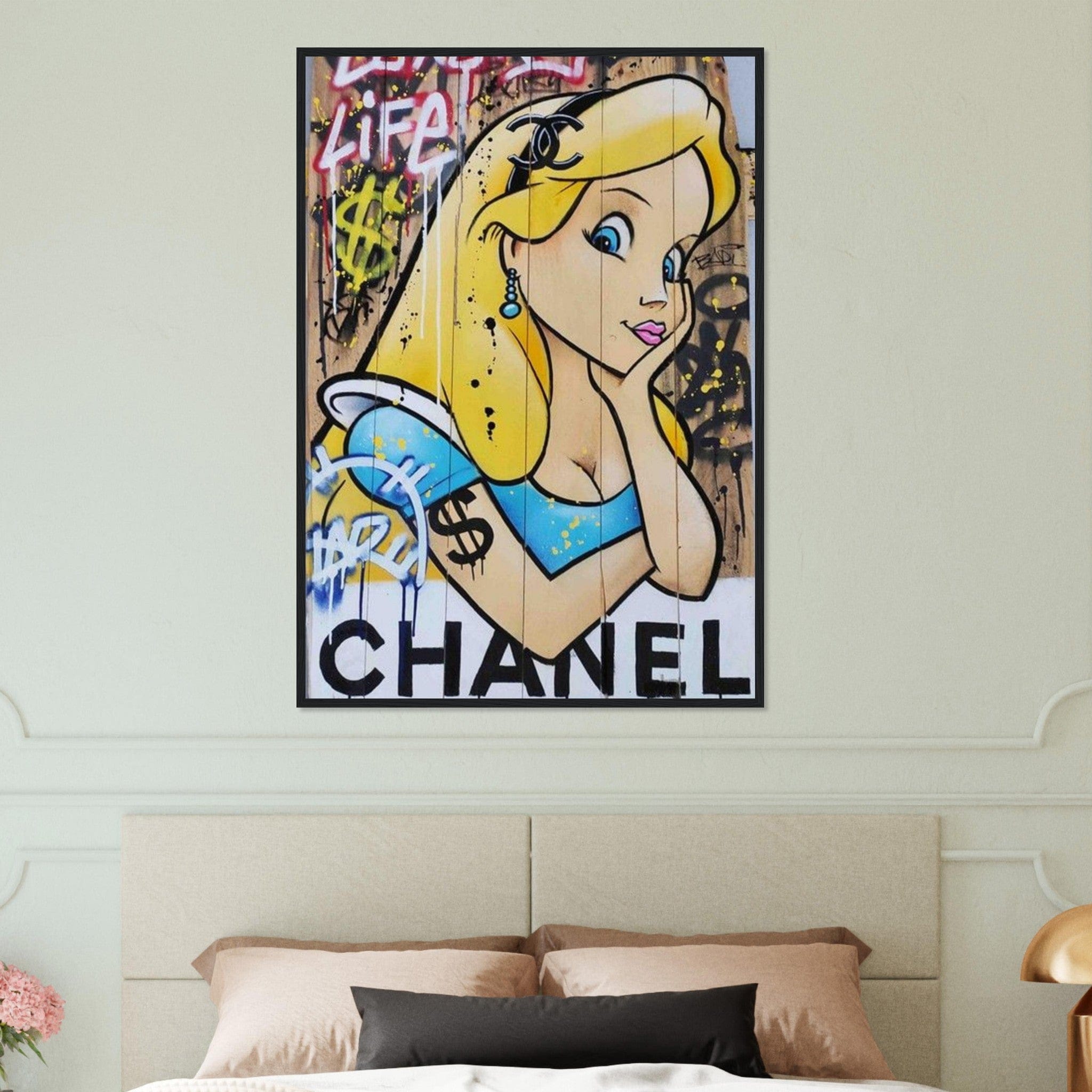 Canvanation Print Material 70x100 cm / 28x40″ Tableau Street Art Chanel