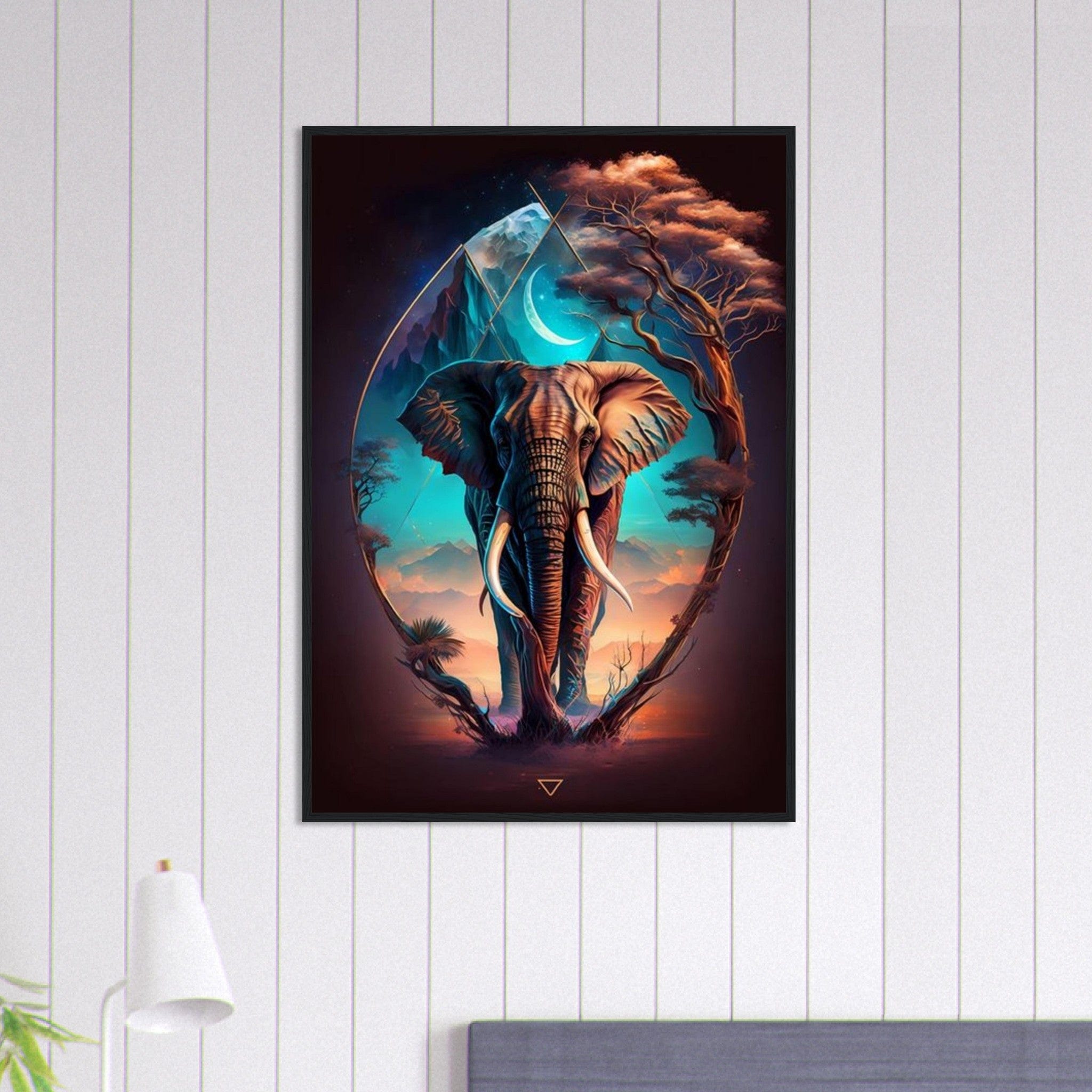 Canvanation Print Material 70x100 cm / 28x40″ Tableau Elephant Seigneur de la Savane