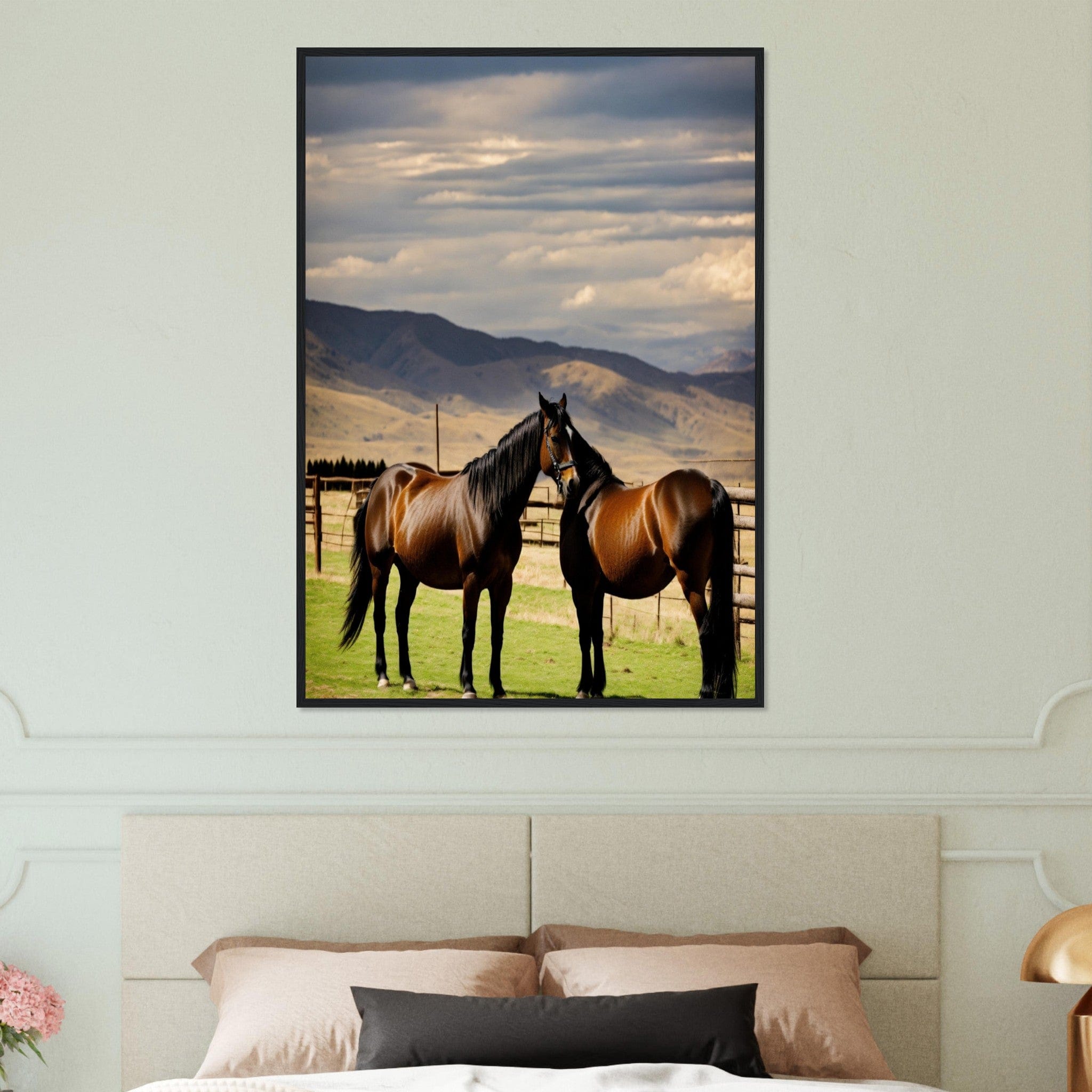 Canvanation Print Material Tableau Cheval Cavalier des Vents