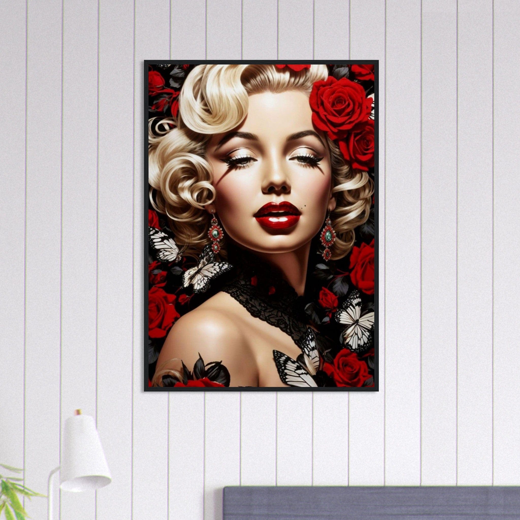 Canvanation Print Material 70x100 cm / 28x40″ Tableau Marilyn Monroe Fleur