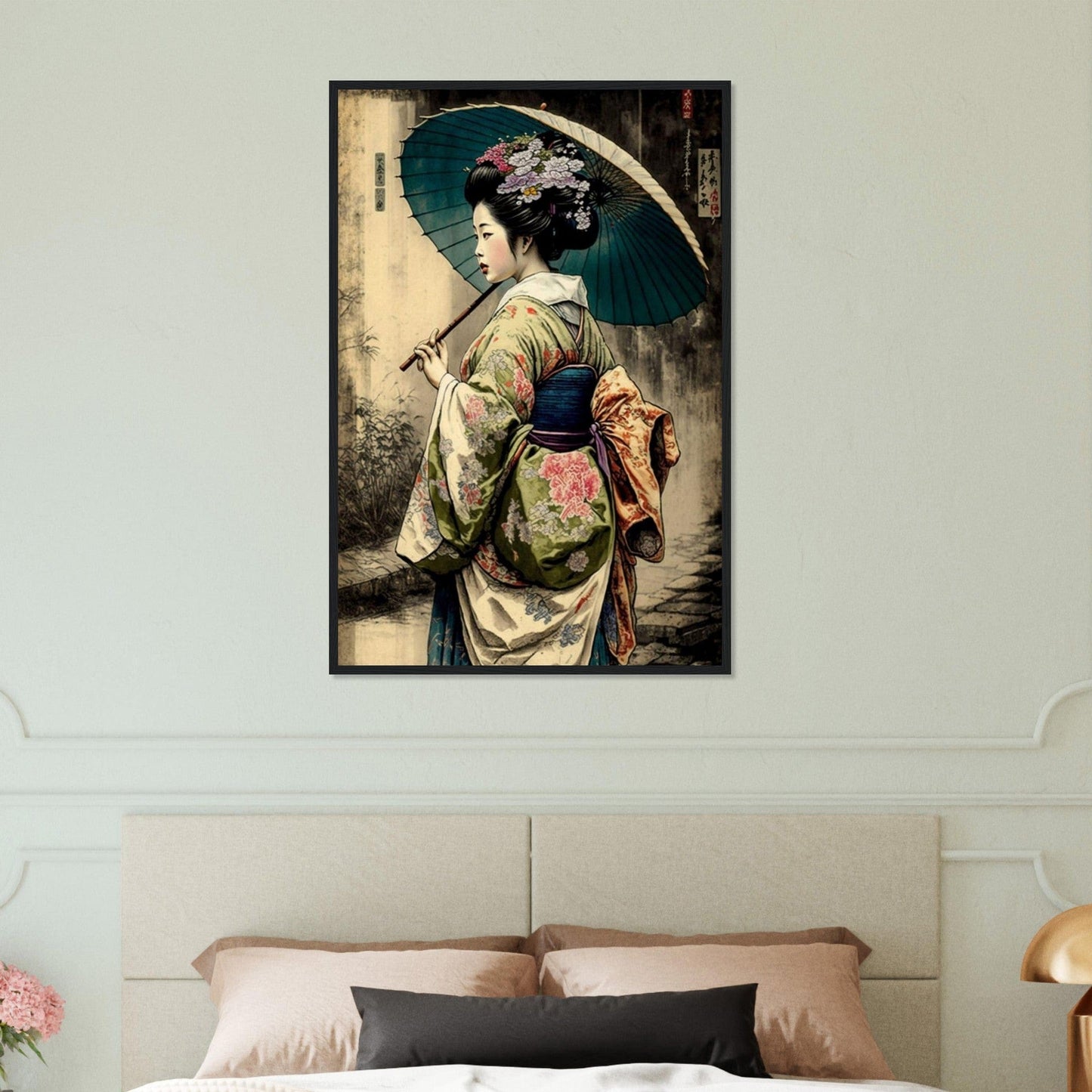 Tableau Geisha Vintage Canvanation