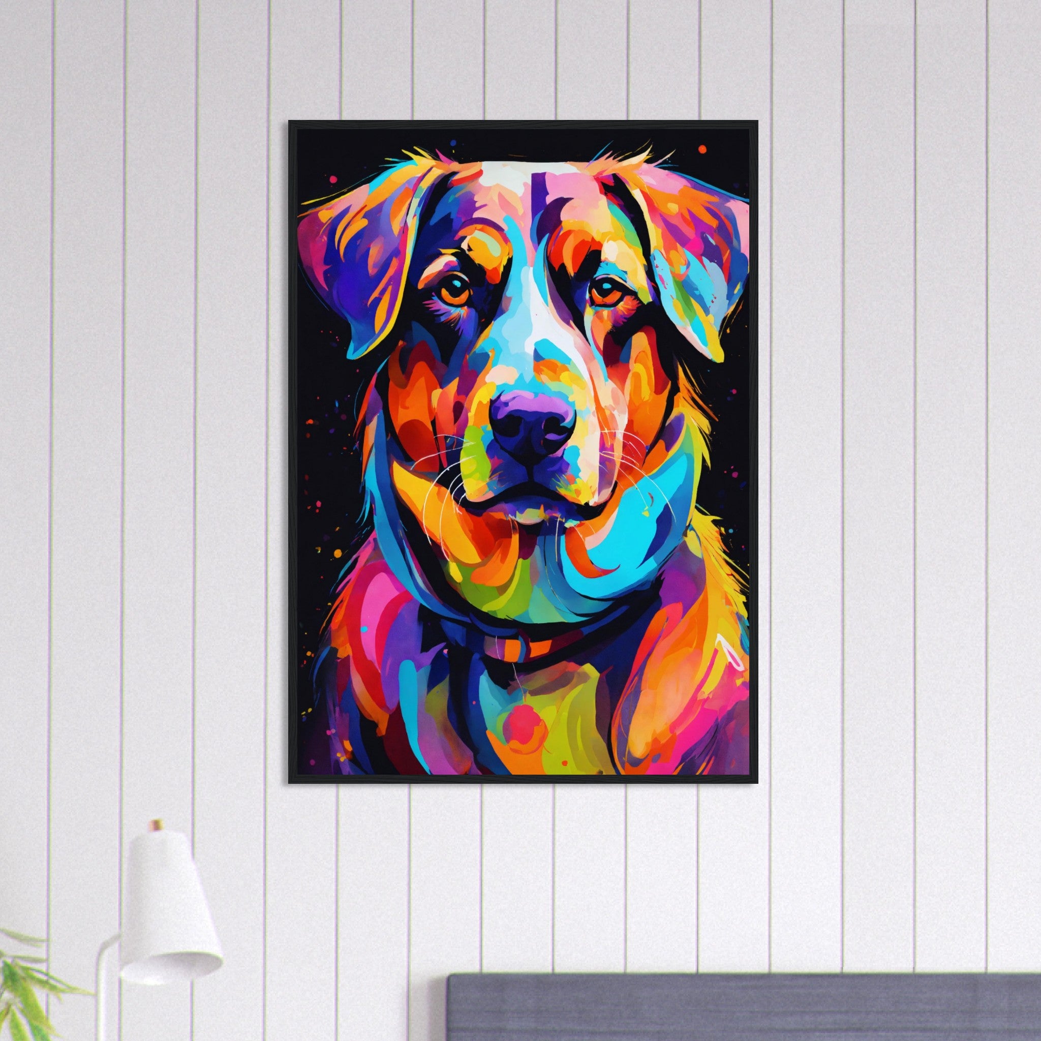 Canvanation Print Material 70x100 cm / 28x40″ Tableau Chien Étoile A Quatre Pattes