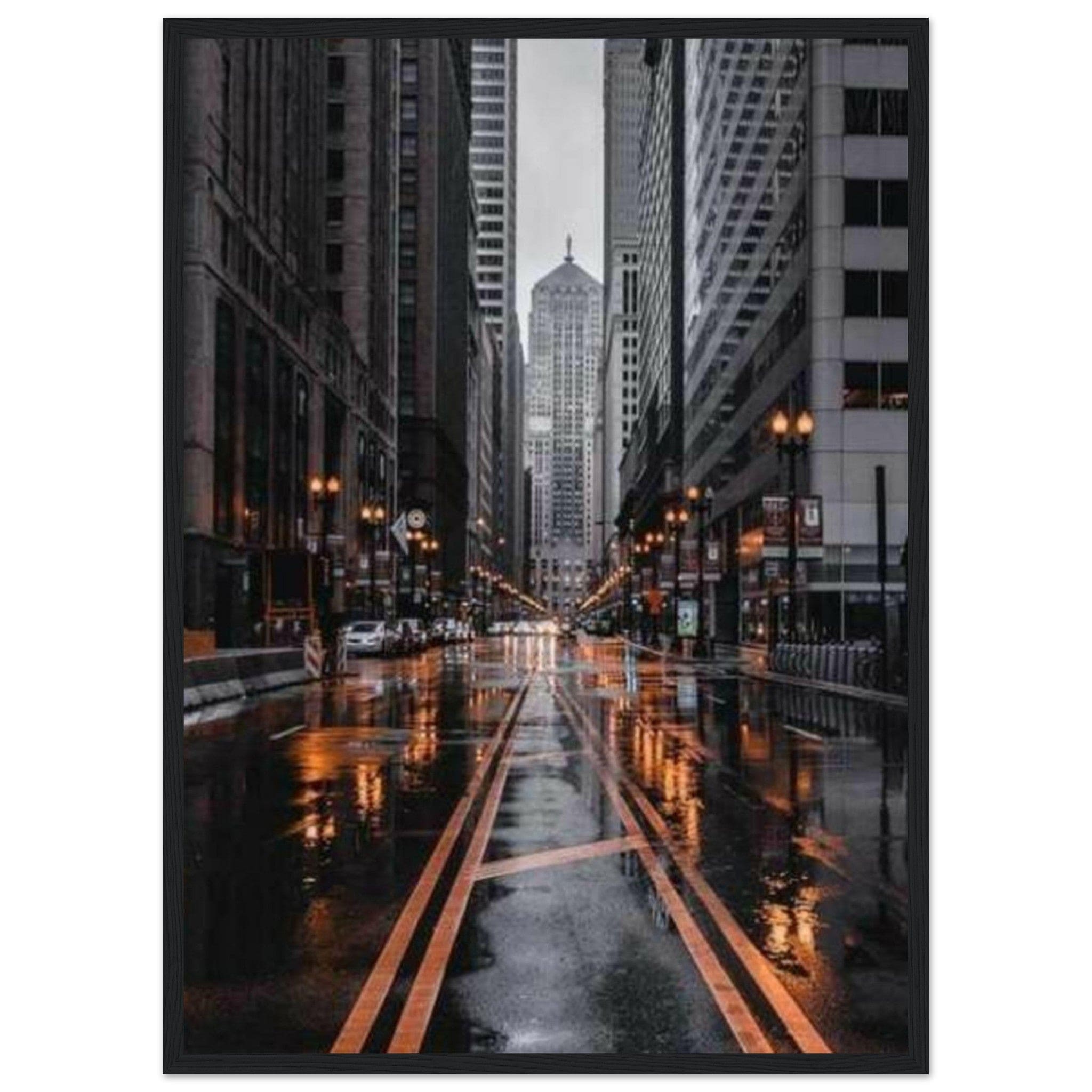 Gelato Print Material 50x70 cm / 20x28″ Tableau Ville New York Rue