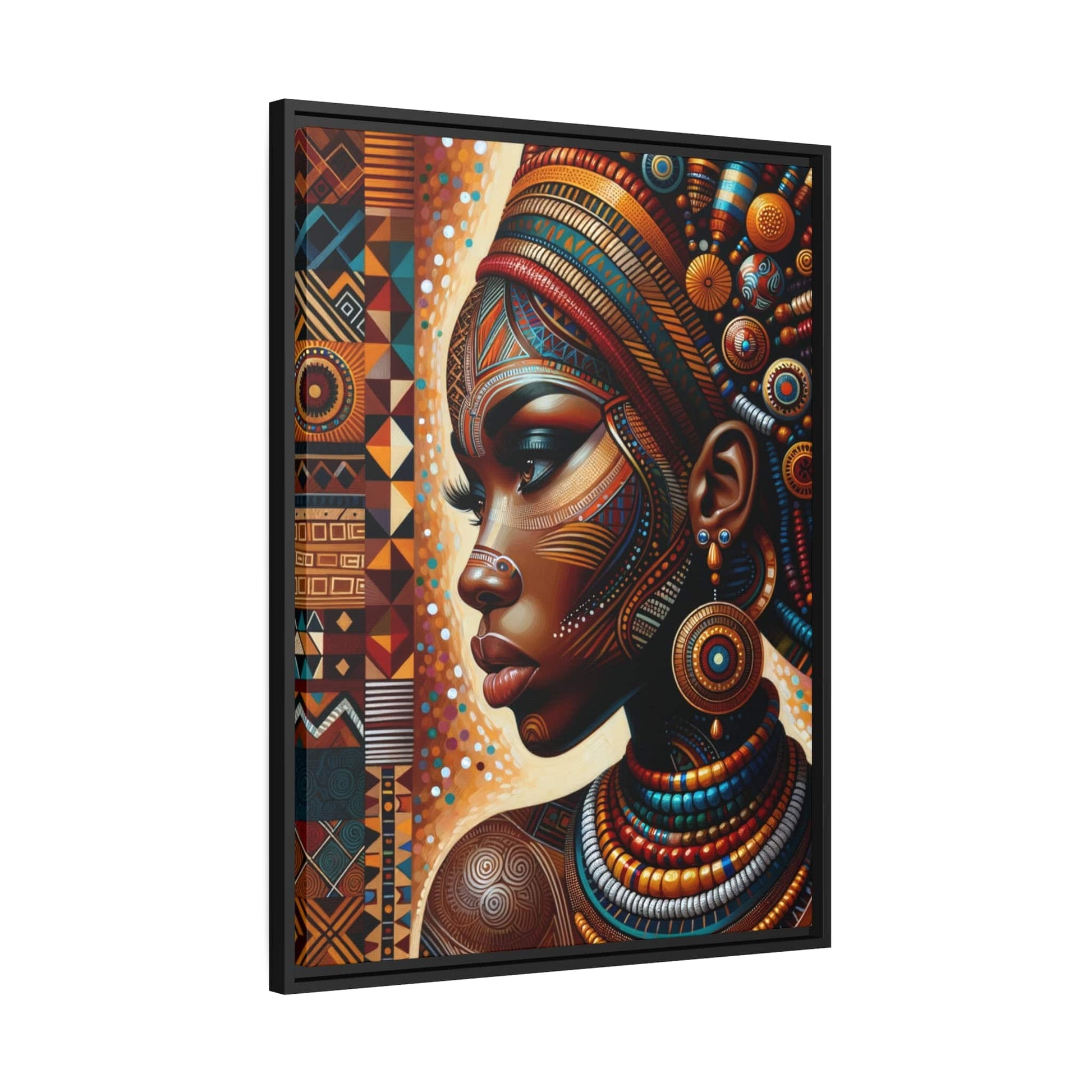 Tableau "Enchantresses africaines : célébration de la beauté et de la puissance féminine" Canvanation