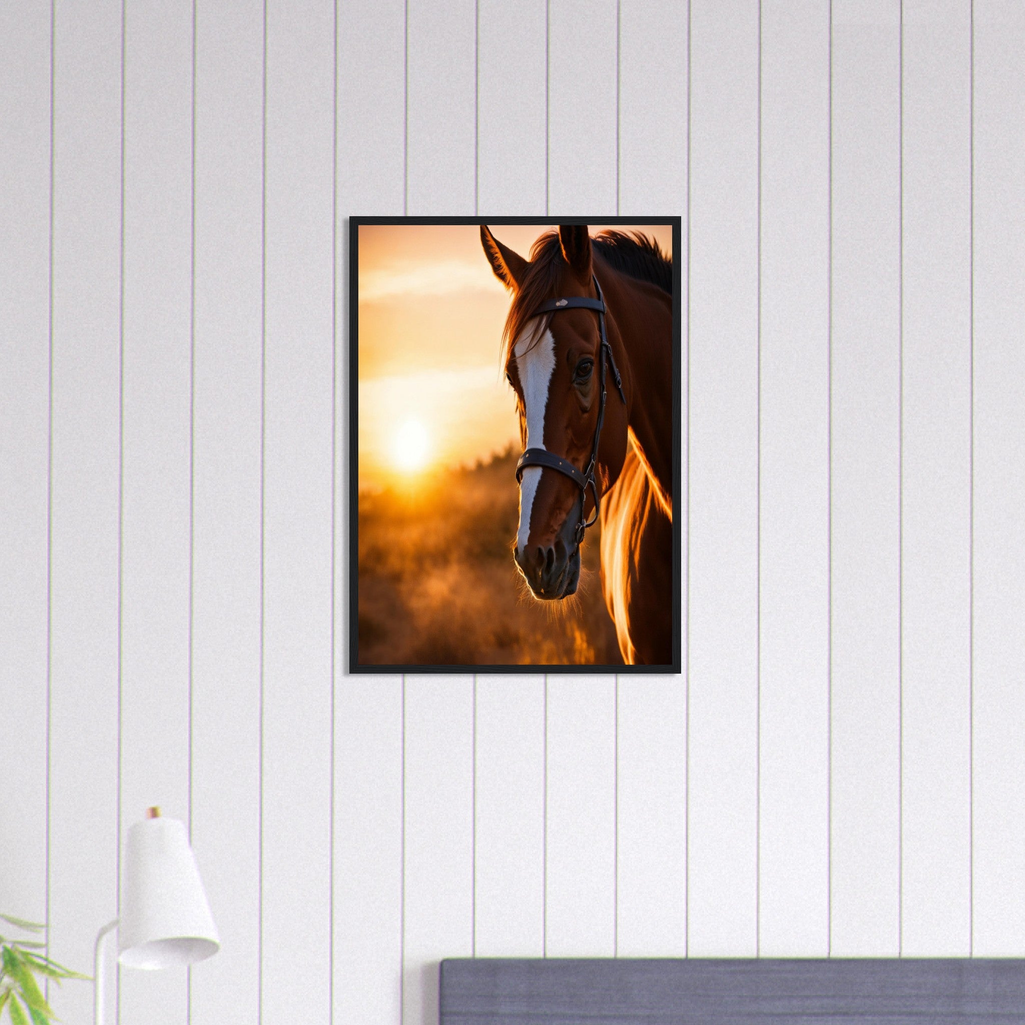 Canvanation Print Material 50x70 cm / 20x28″ Tableau Cheval Symphonie