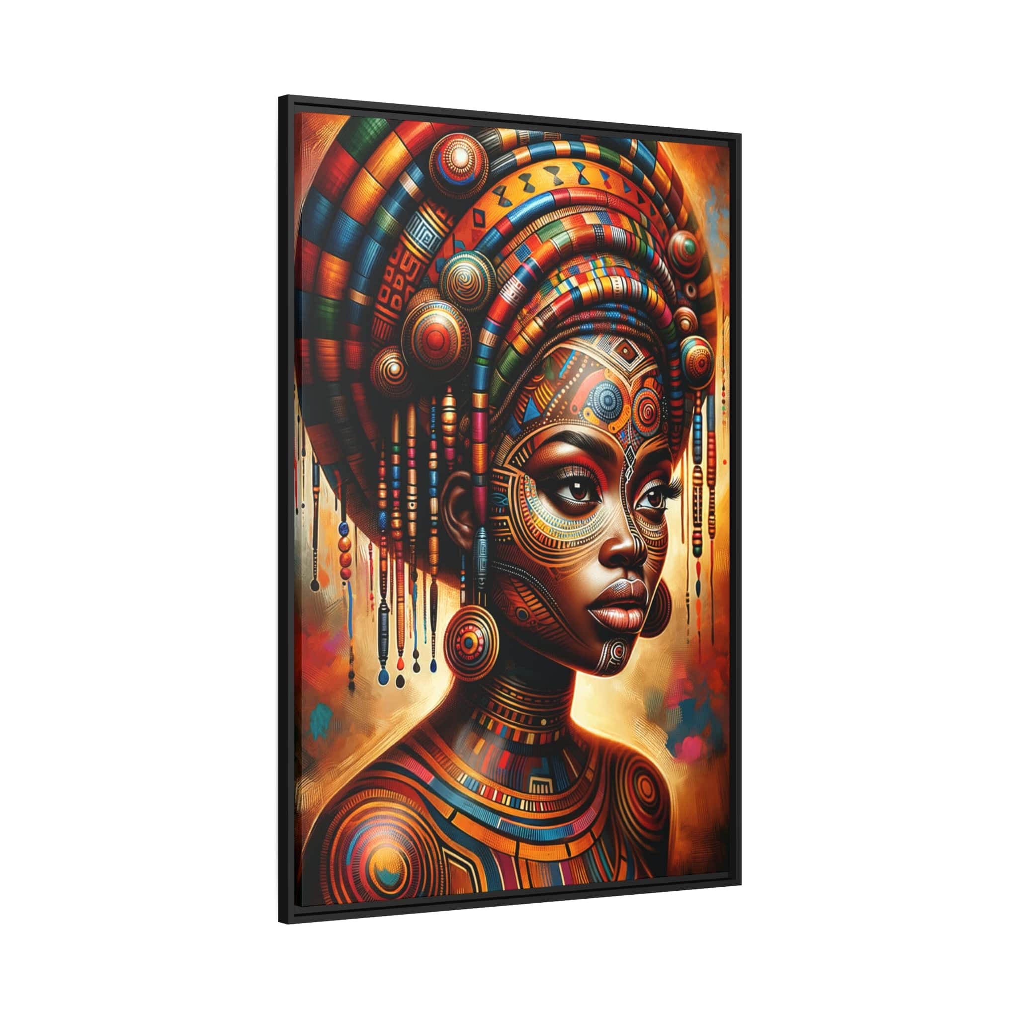 Printify Canvas Tableau "Reines d'Afrique : Célébration de la force et de la grâce des femmes africaines".