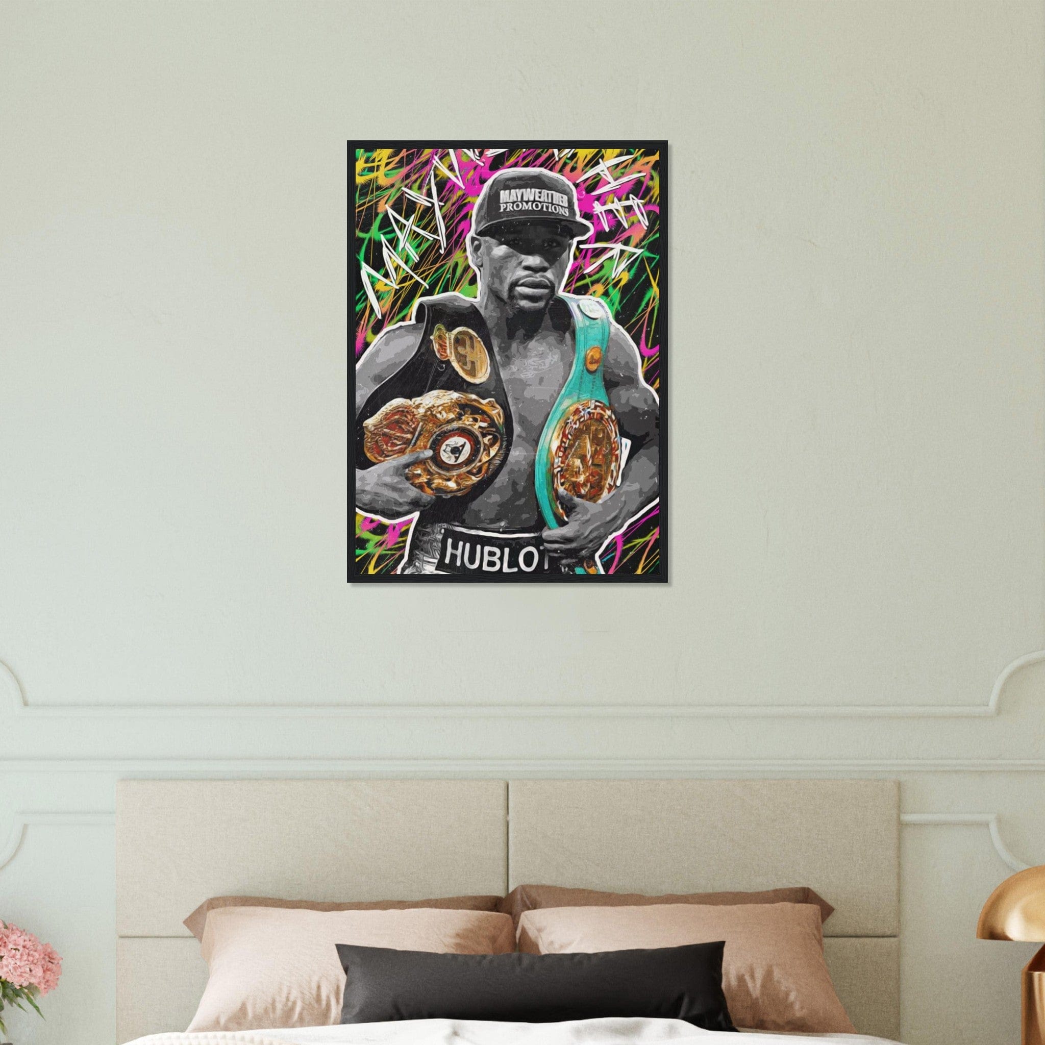 Canvanation Print Material 50x70 cm / 20x28″ Tableau Boxe Floyd Mayweather