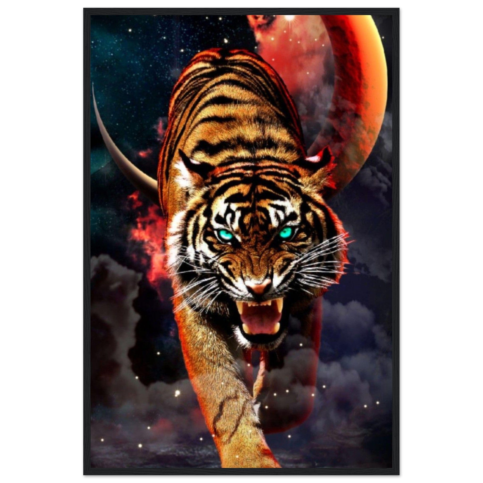 Canvanation Print Material 60x90 cm / 24x36″ Tableau Tigre Pop Art