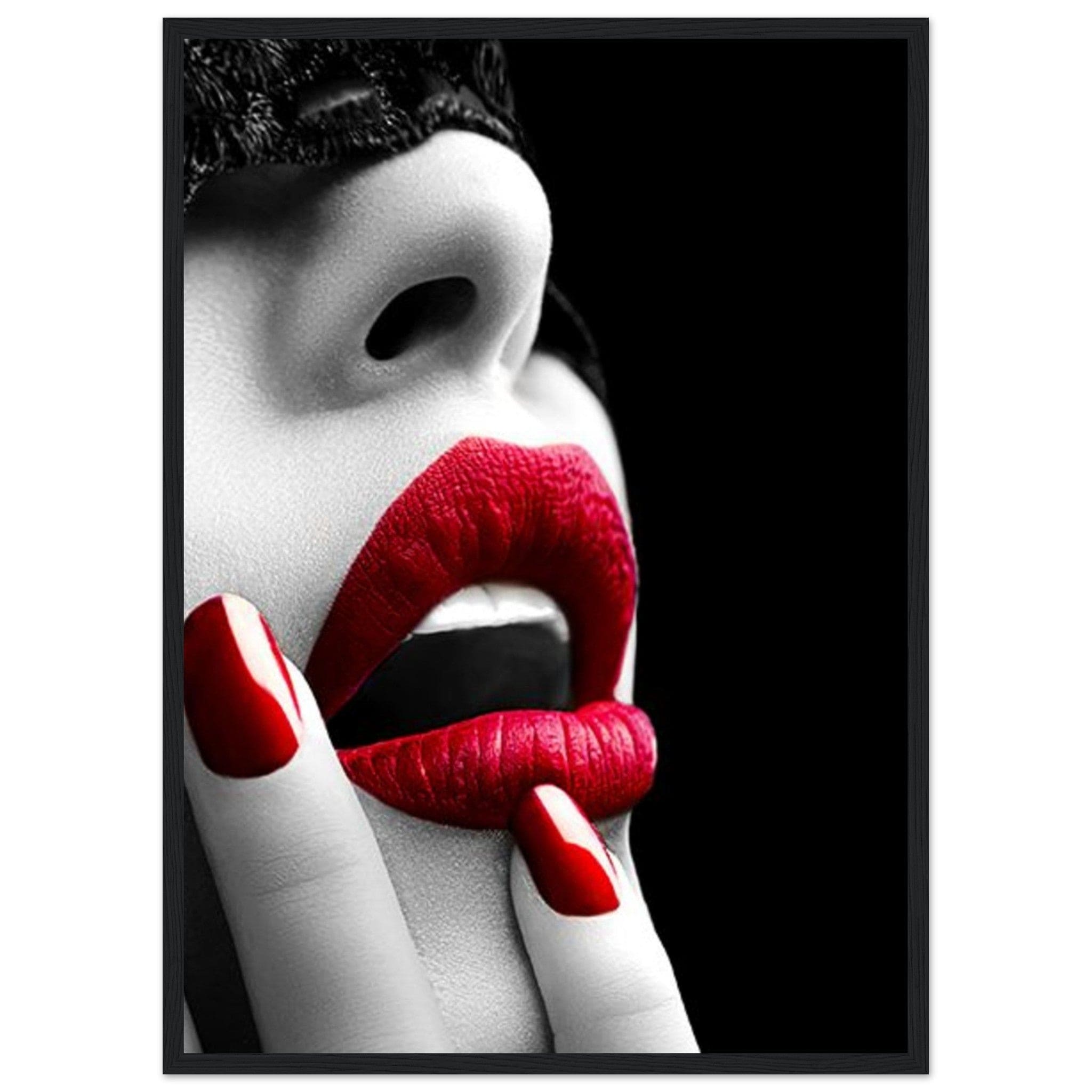 Canvanation Print Material 50x70 cm / 20x28″ / C Tableau Triptyque La Femme Rouge