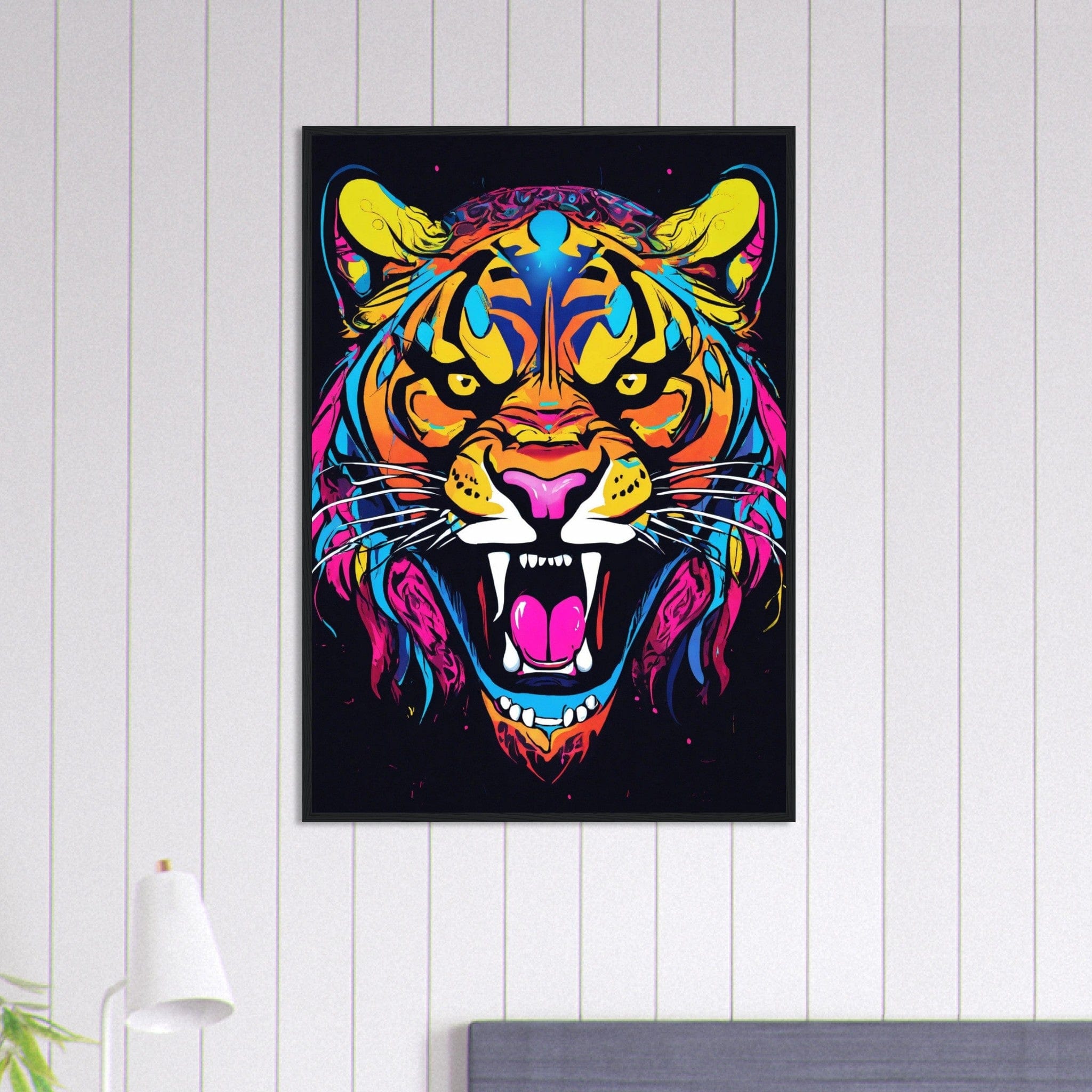 Canvanation Print Material 70x100 cm / 28x40″ Tableau Tigre Urbain