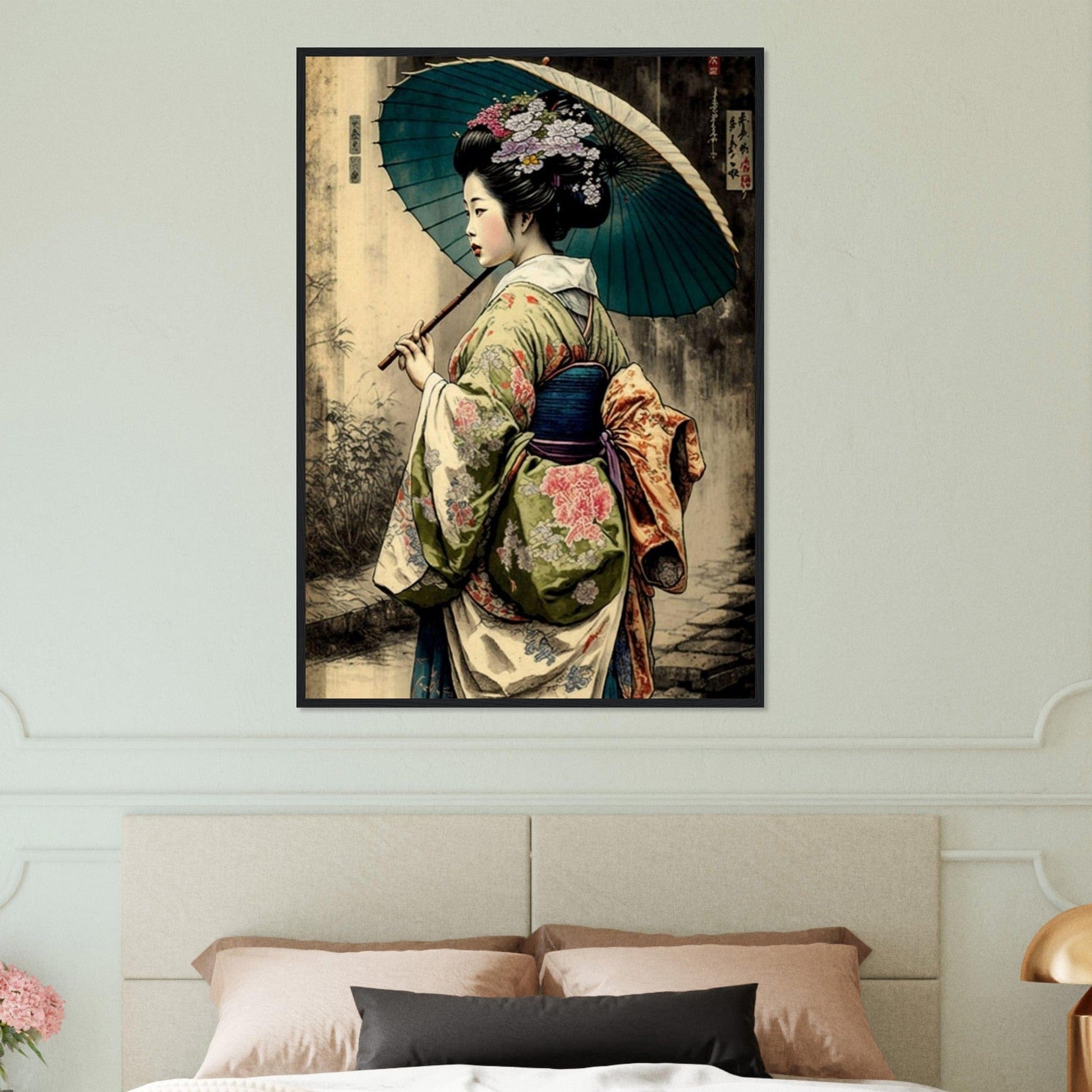 Tableau Geisha Vintage Canvanation