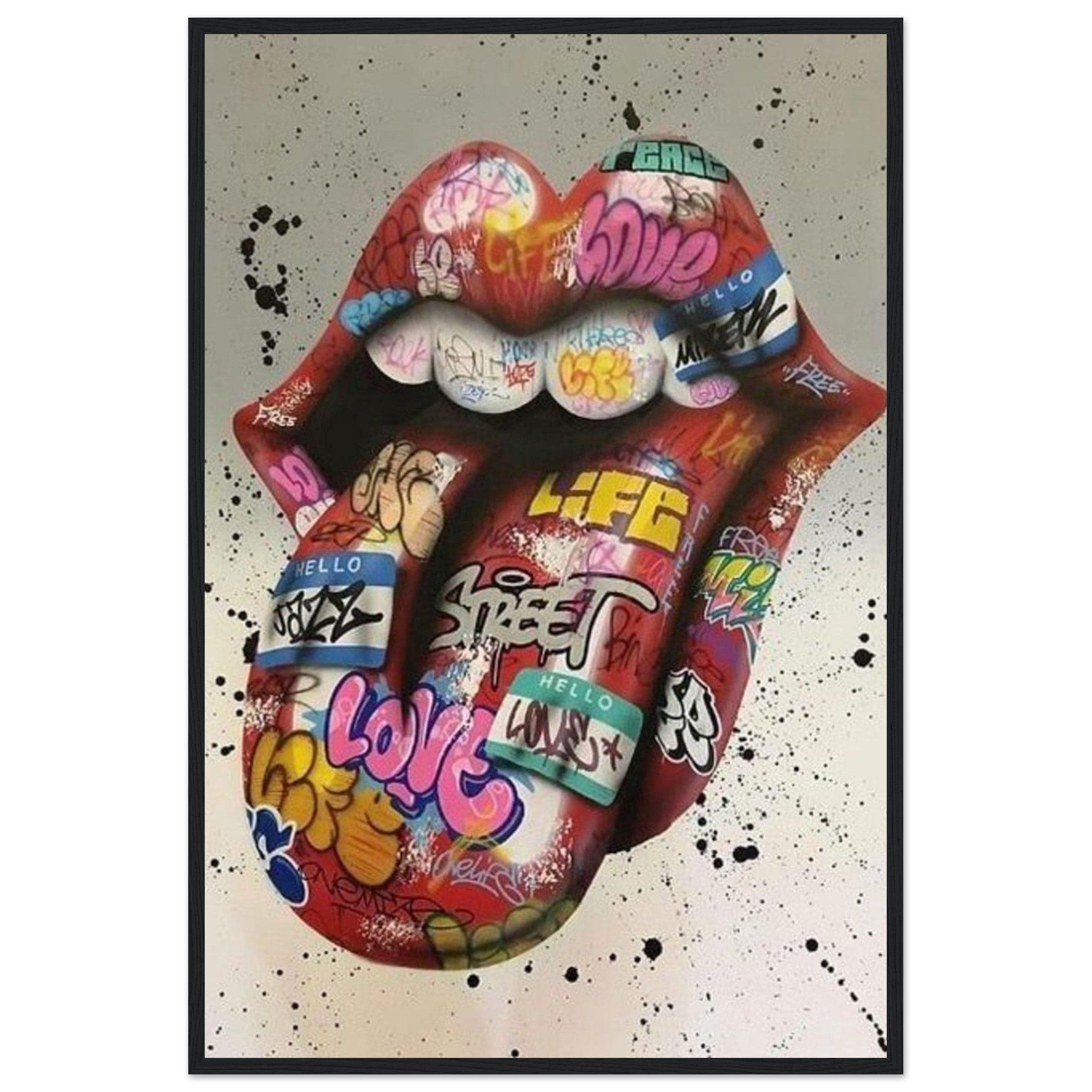 Gelato Print Material 60x90 cm / 24x36″ Toile Graffiti Grand Format