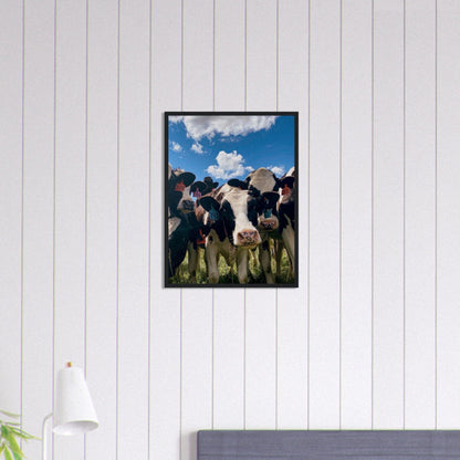 Tableau Vache Noir Et Blanc