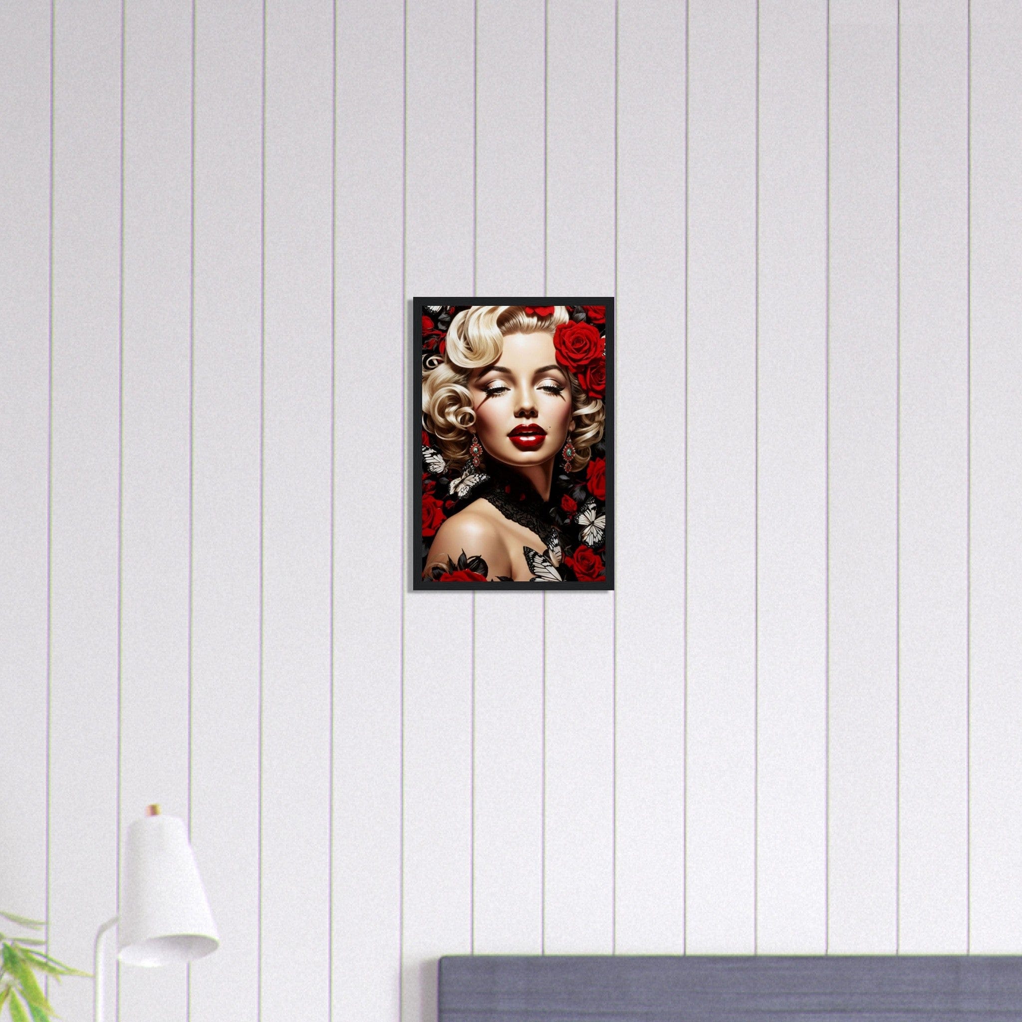 Canvanation Print Material 30x45 cm / 12x18″ Tableau Marilyn Monroe Fleur