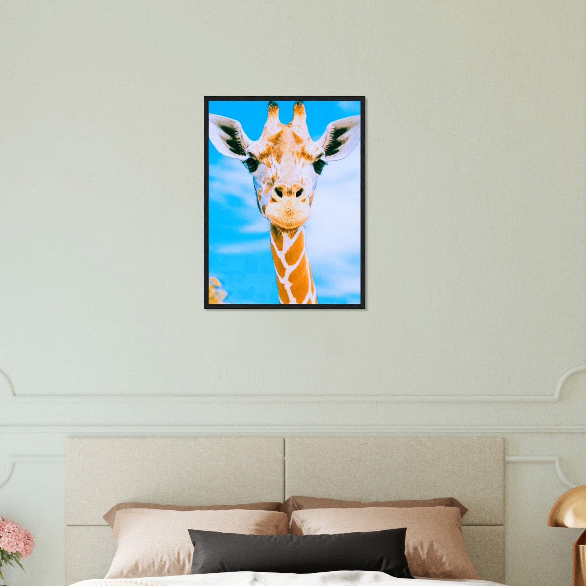 Tableau Girafe Avec Cadre