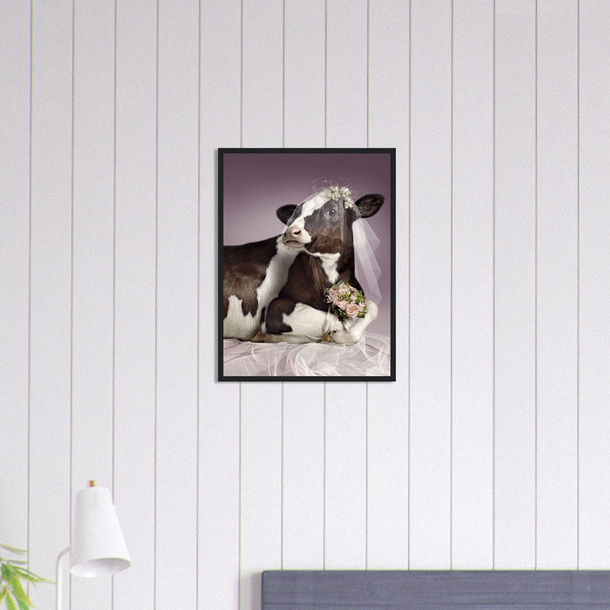 Canvanation Print Material Vache Tableau Drole