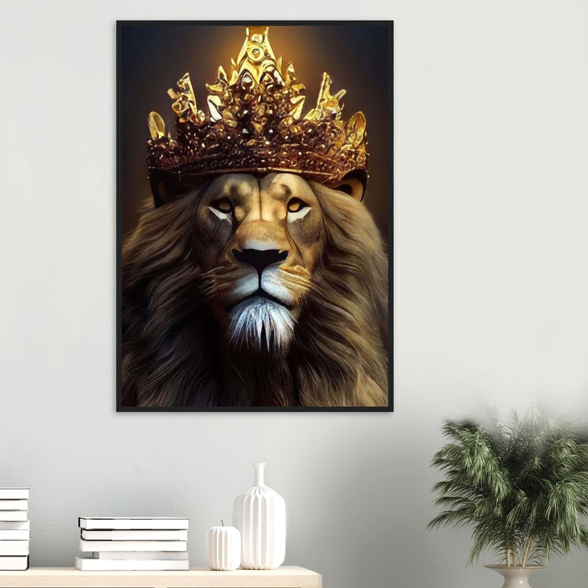 Canvanation Print Material Tableau Lion Abstrait