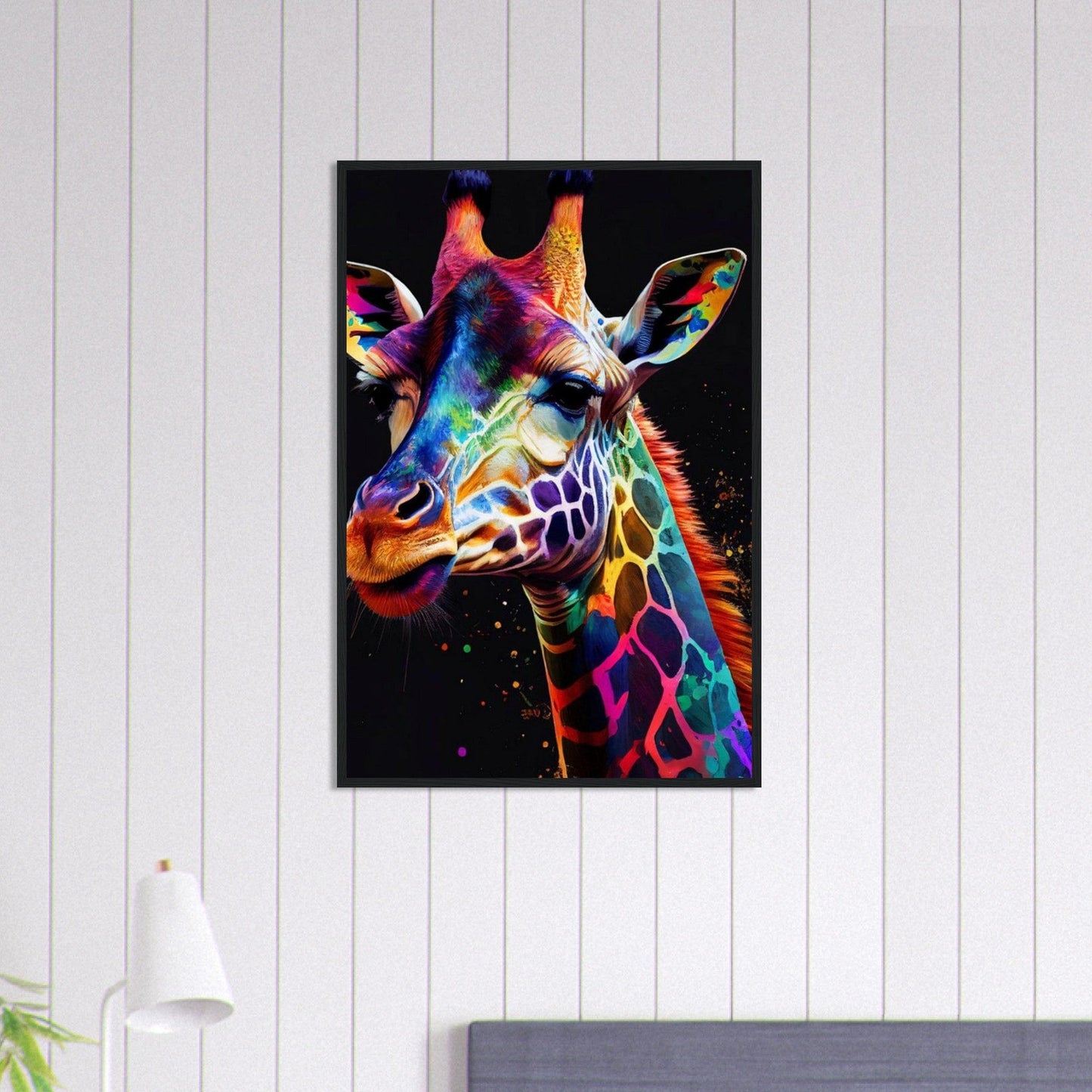 Tableau Zoo Girafe Canvanation