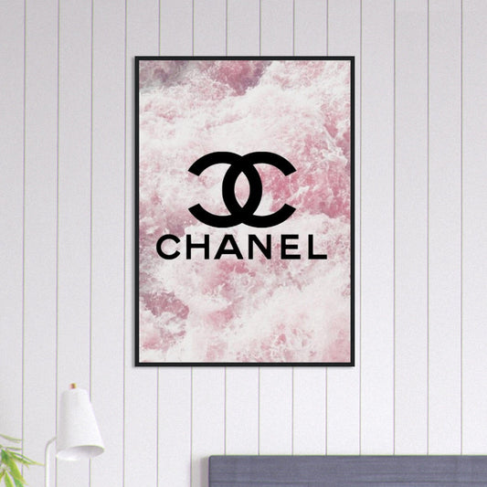 Tableau Chanel Fond Mer Rose Canvanation