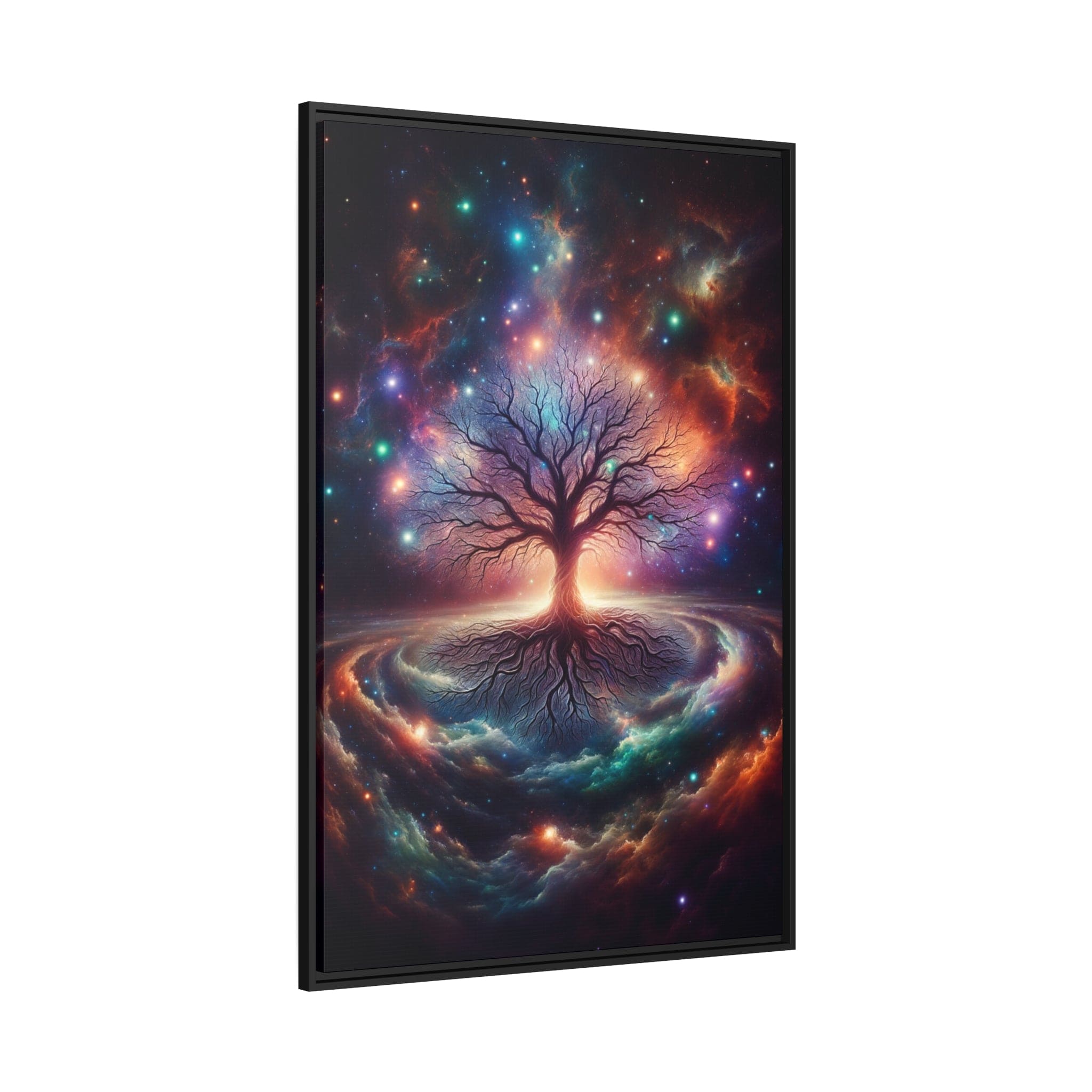 Printify Canvas Tableau Arbre De Vie La Danse Des Couleurs