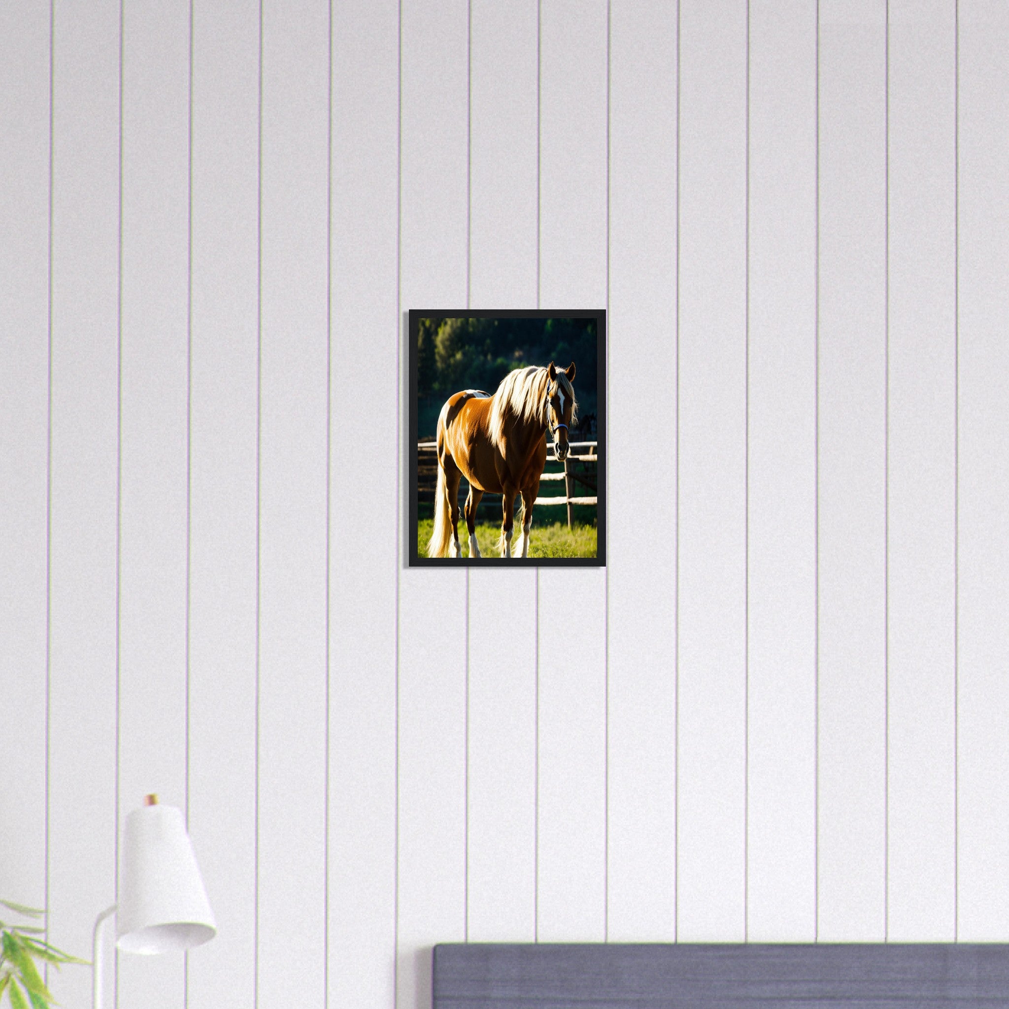 Canvanation Print Material 30x40 cm / 12x16″ Tableau Cheval L'Esprit des Plaines