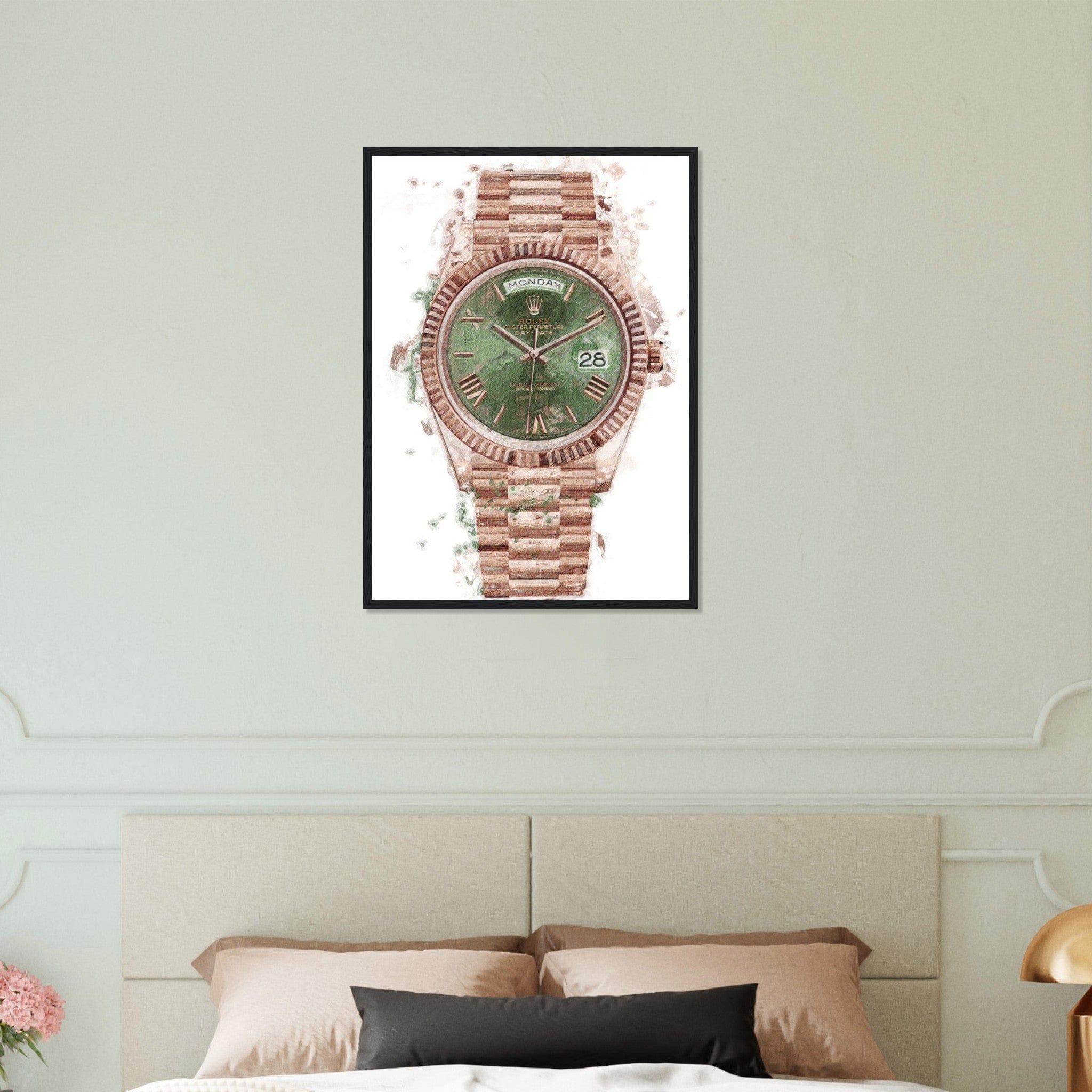 Canvanation Print Material 50x70 cm / 20x28″ Tableau Marque De Luxe Rolex