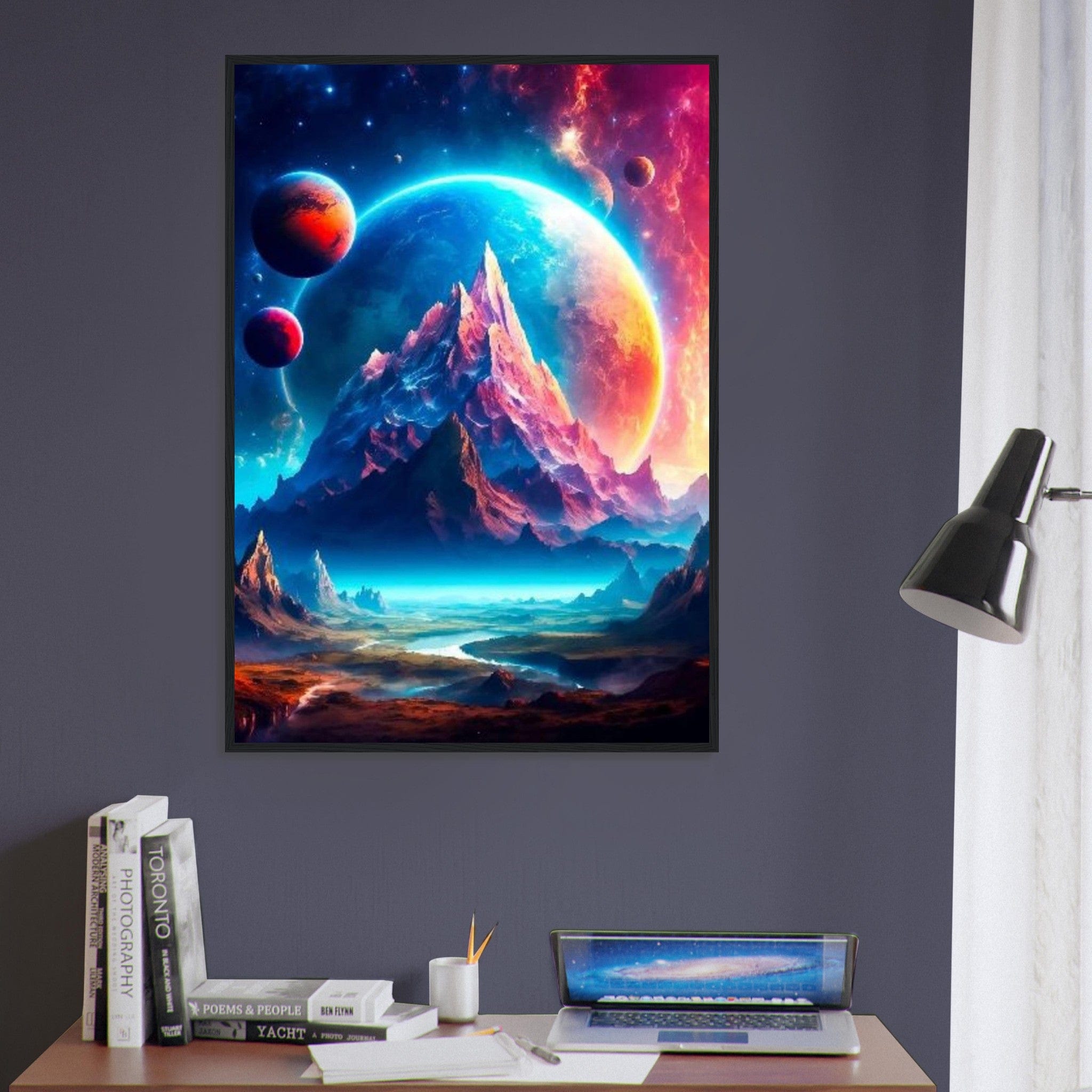 Canvanation Print Material Tableau Planete Exploration Cosmique