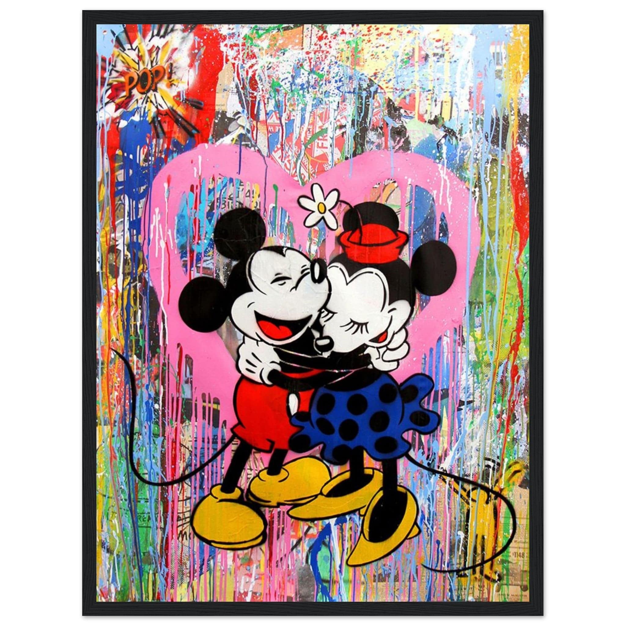 Gelato Print Material 45x60 cm / 18x24″ Minnie Mickey Tableau