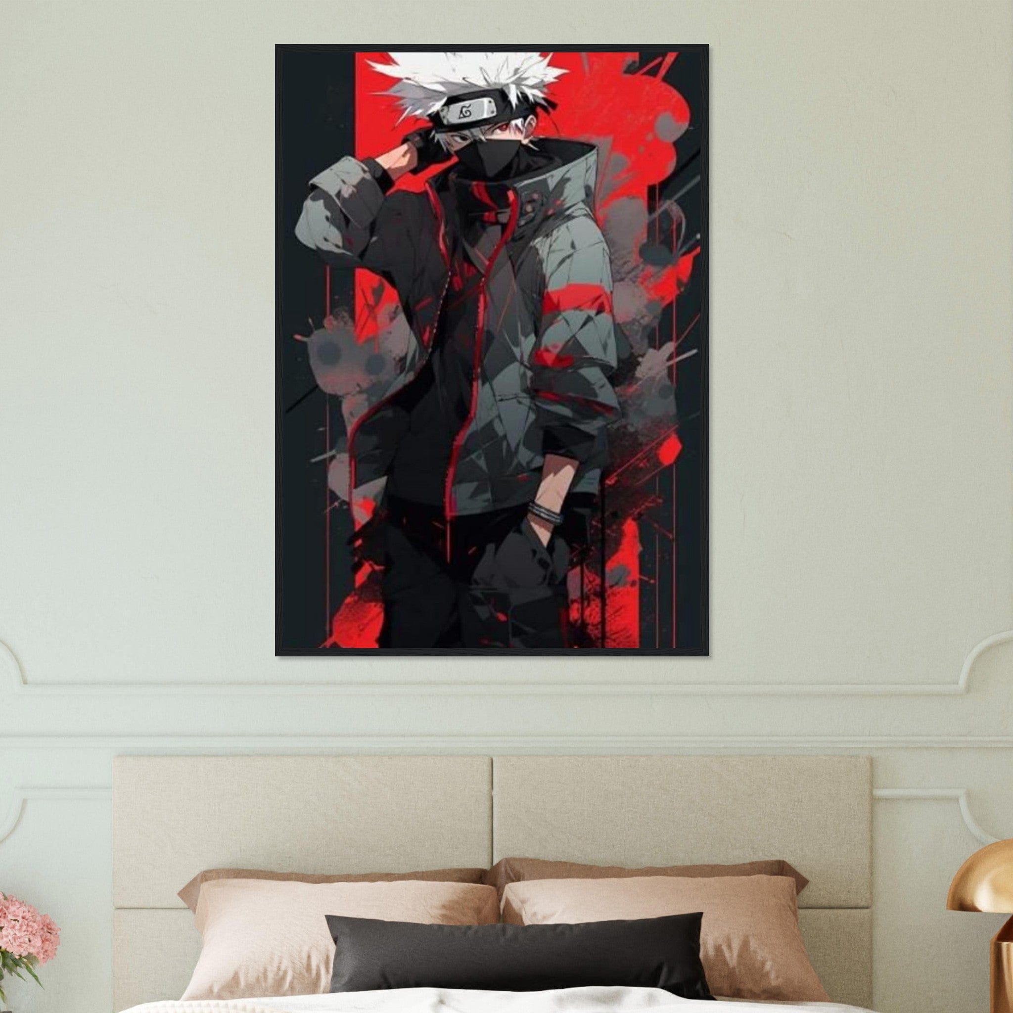 Canvanation Print Material Tableau Avec Cadre Naruto Kakashi