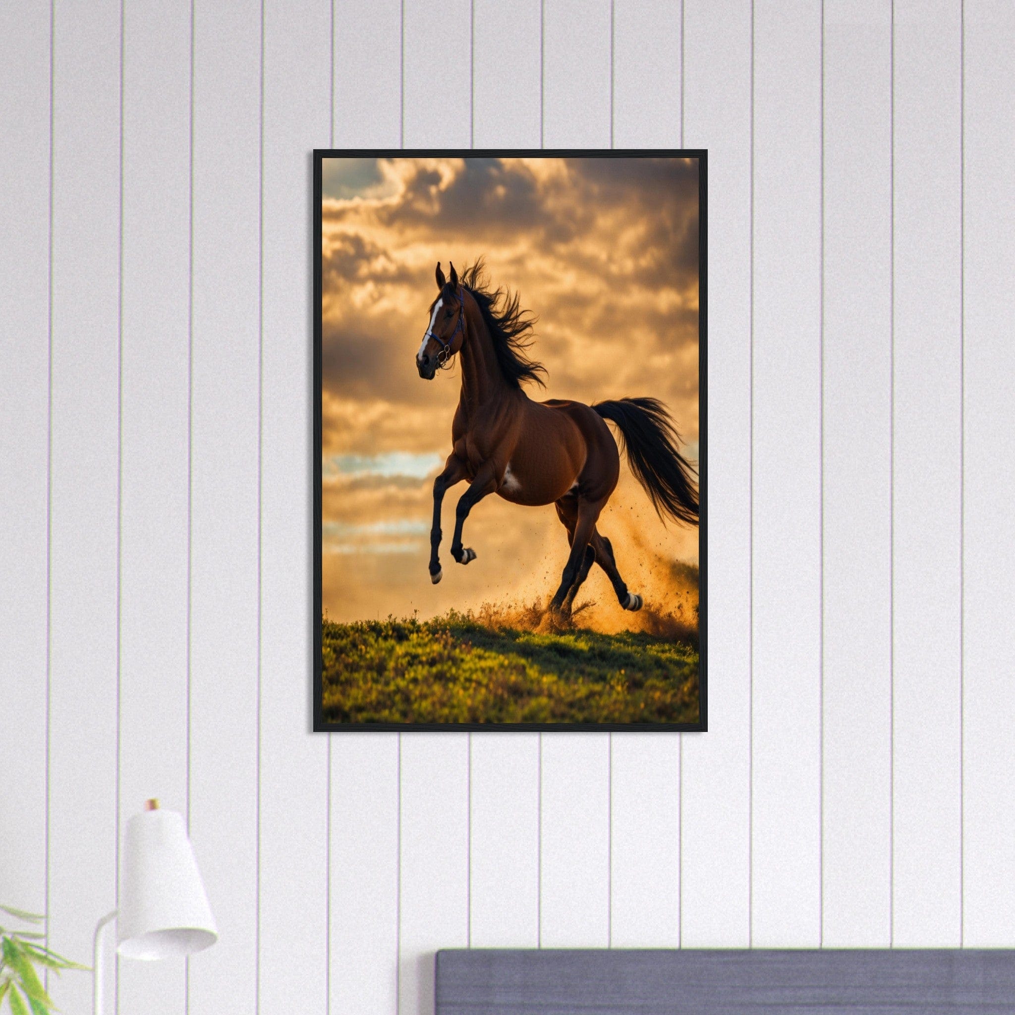 Canvanation Print Material 60x90 cm / 24x36″ Tableau Cheval De Feu