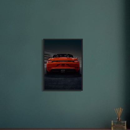 Tableau Porsche Orange