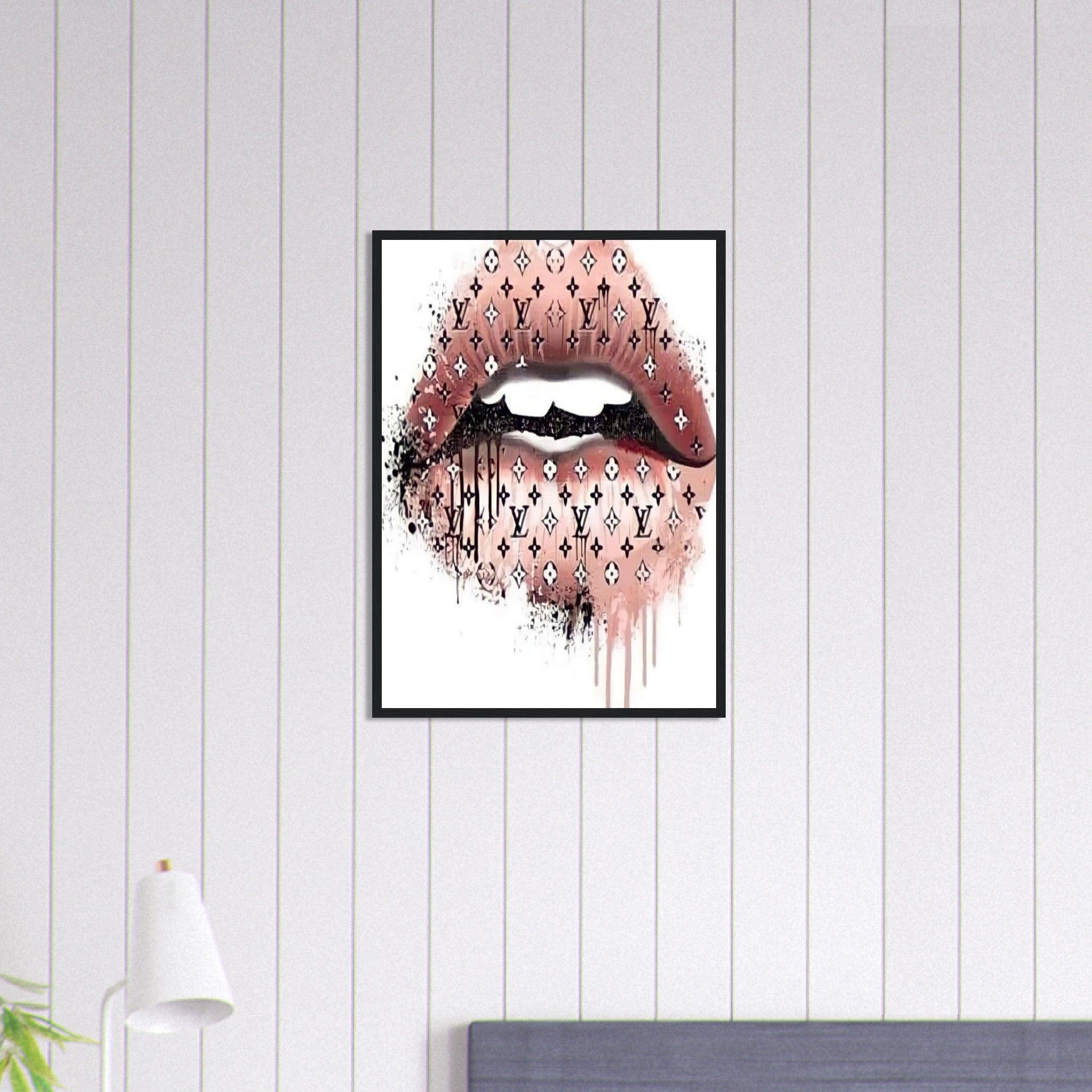 Canvanation Print Material 50x70 cm / 20x28″ Tableau Luxe Femme Lèvre