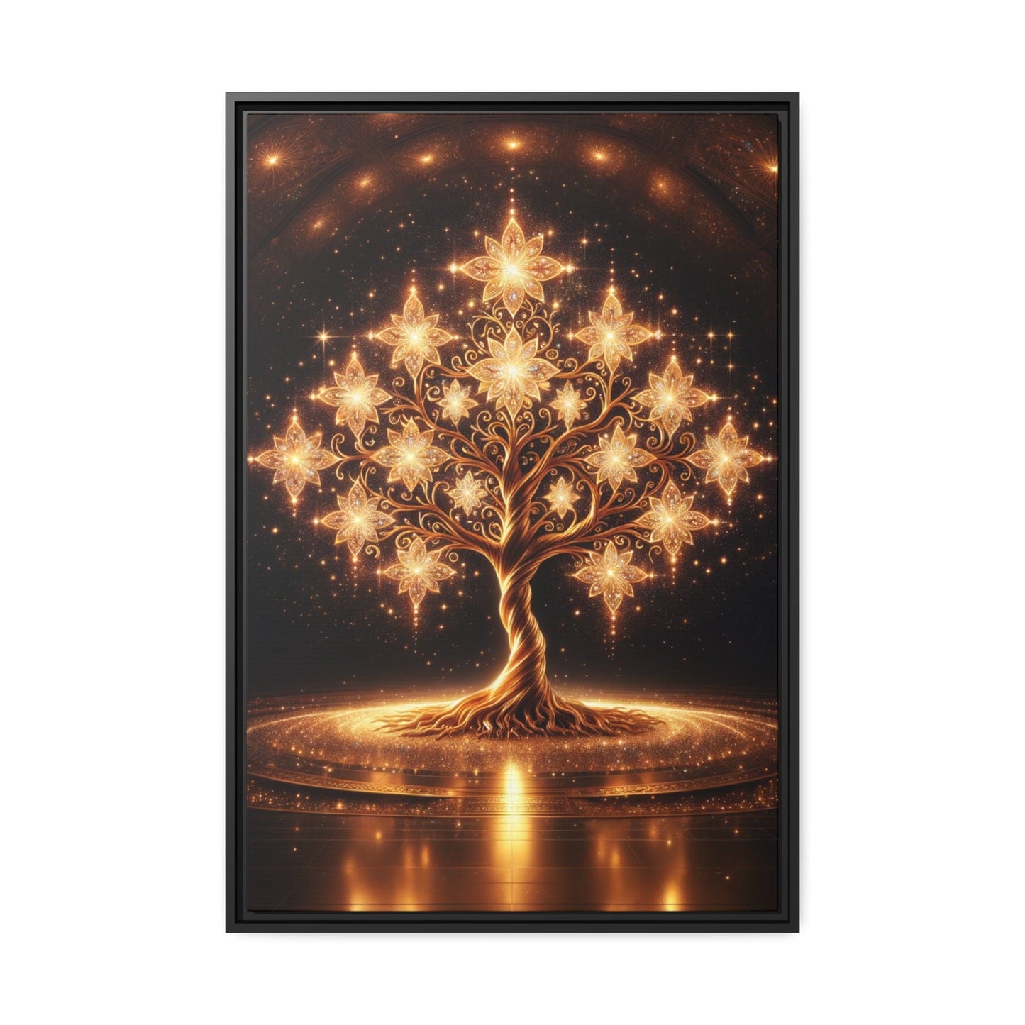 Tableau Arbre De Vie Nuance D'or