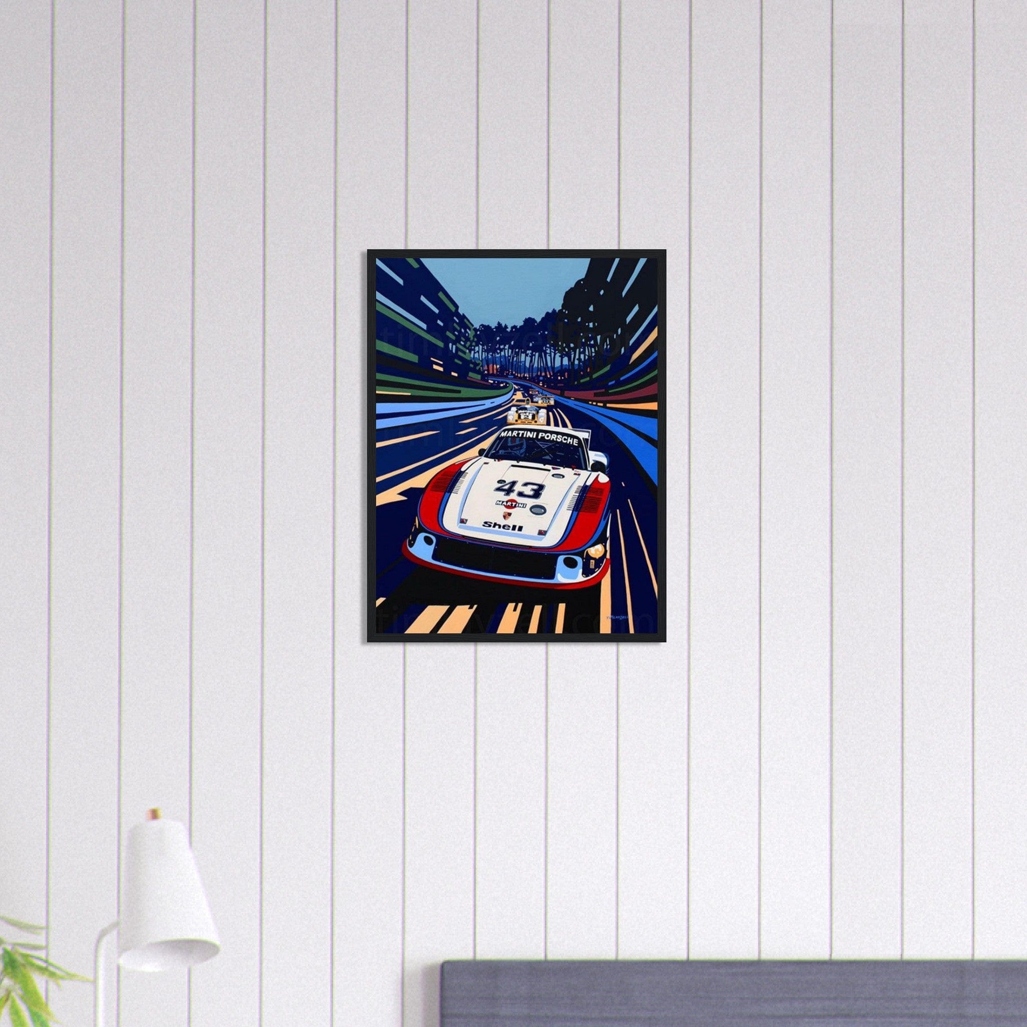 Canvanation Print Material 45x60 cm / 18x24″ Tableau Voiture Porsche Original