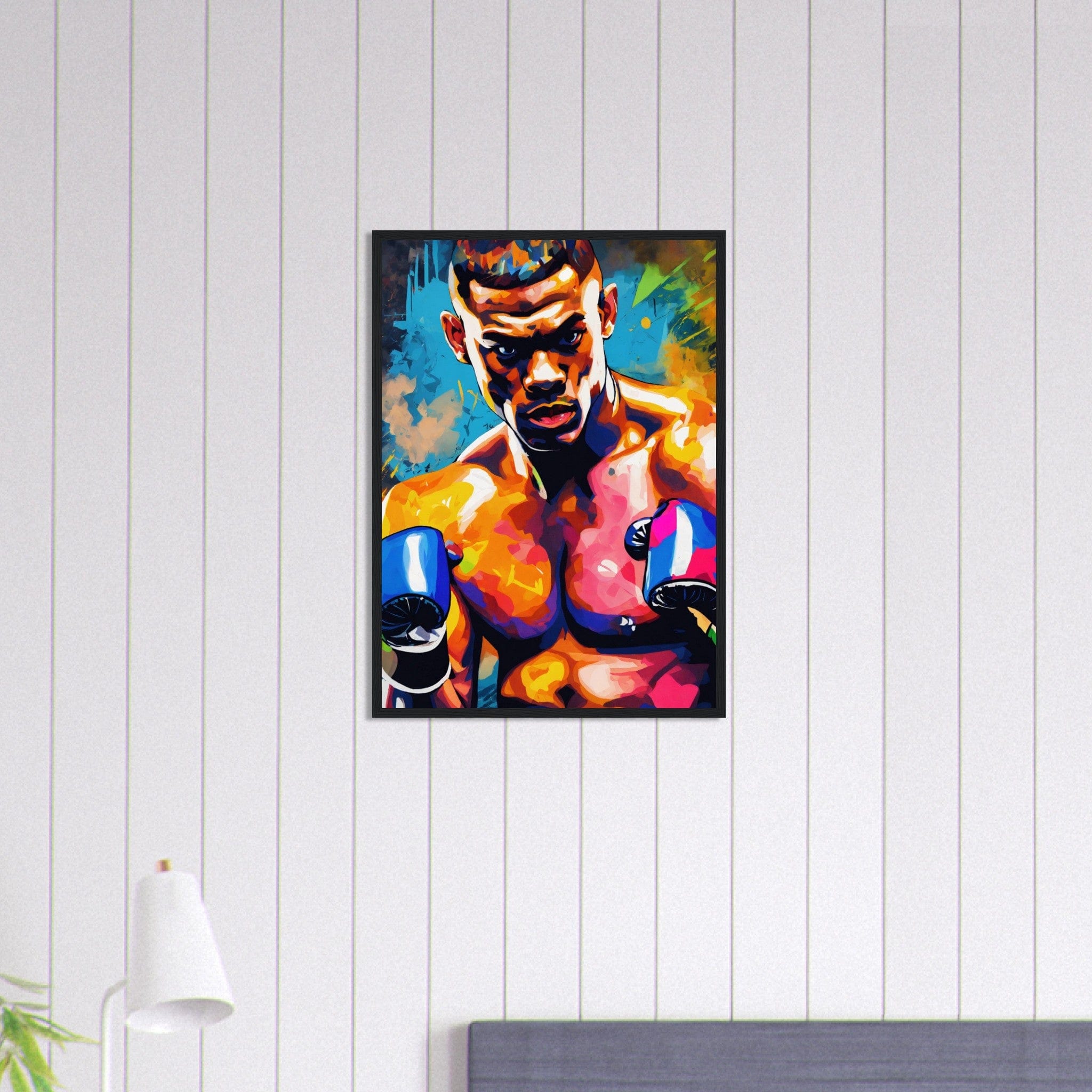 Canvanation Print Material 50x70 cm / 20x28″ Tableau Boxe Coloré