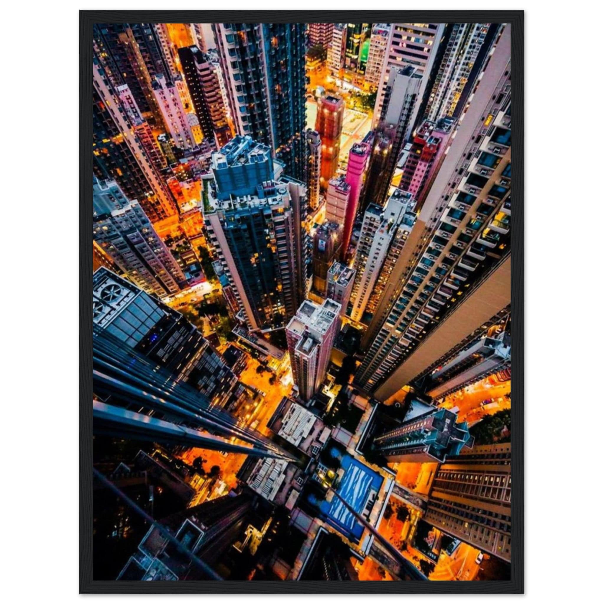 Tableau Ville New York Nuit - Canvanation