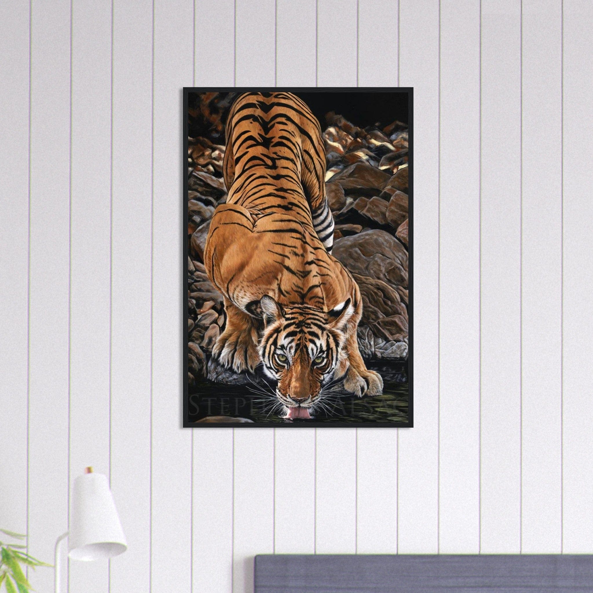 Tableau Tigre Jungle Canvanation