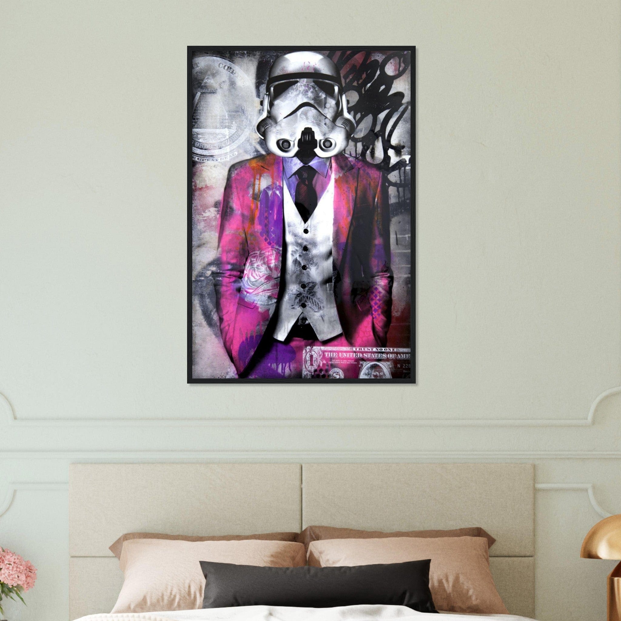 Canvanation Print Material 60x90 cm / 24x36″ Tableau Street Art Star Wars