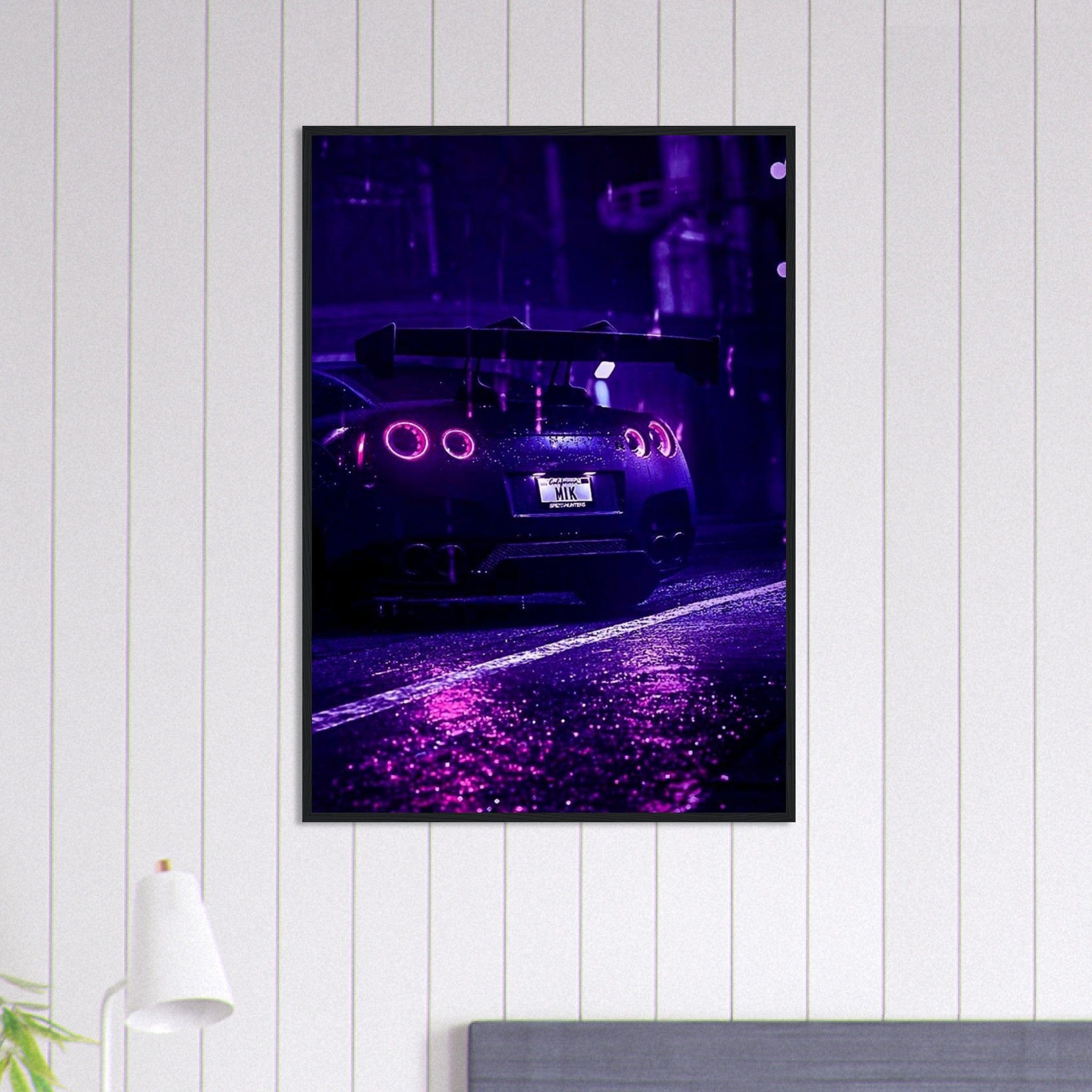 Canvanation Print Material 70x100 cm / 28x40″ Tableau Voiture NosSkyline Violet