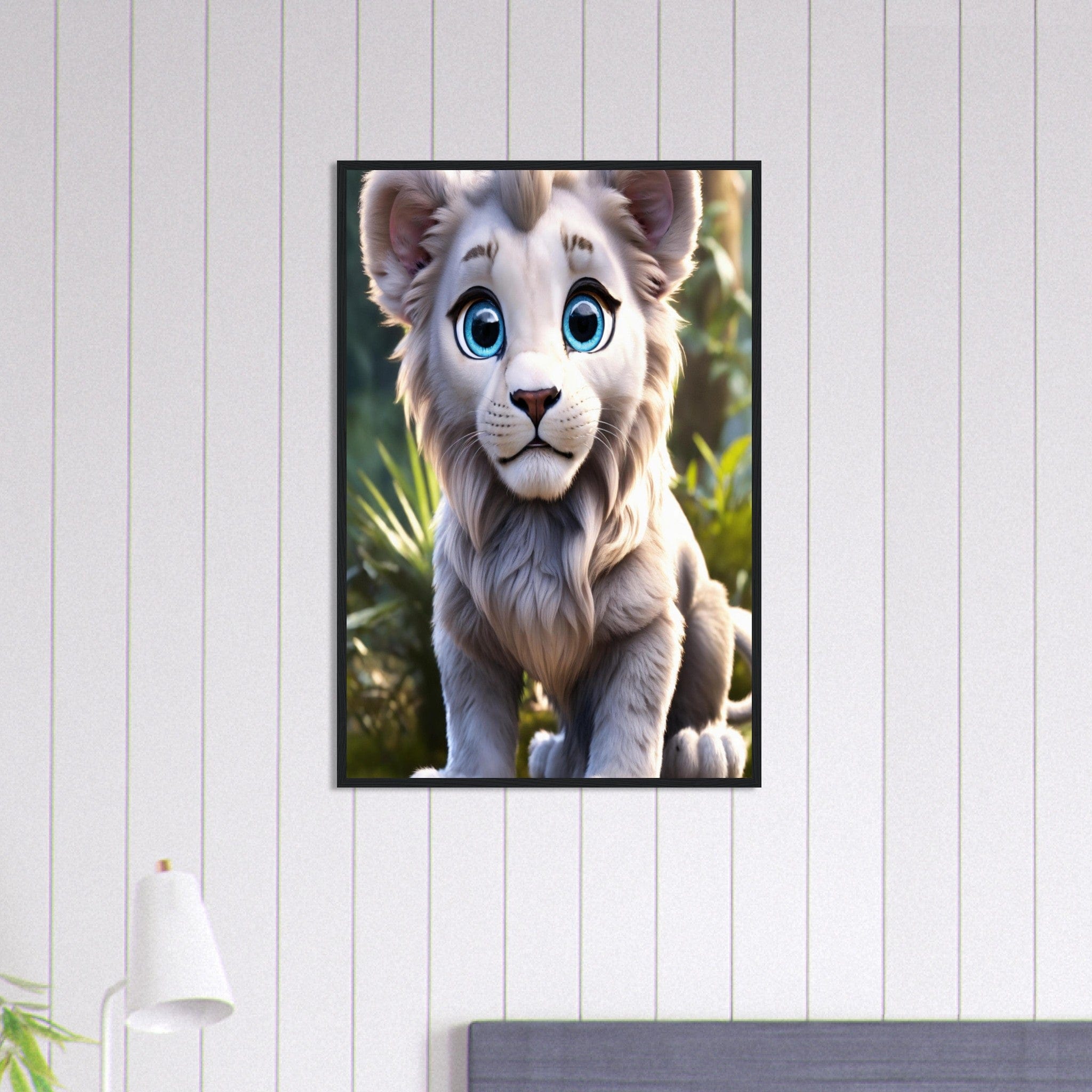 Canvanation Print Material 60x90 cm / 24x36″ Tableau Lionceau L'espoir De La Savane