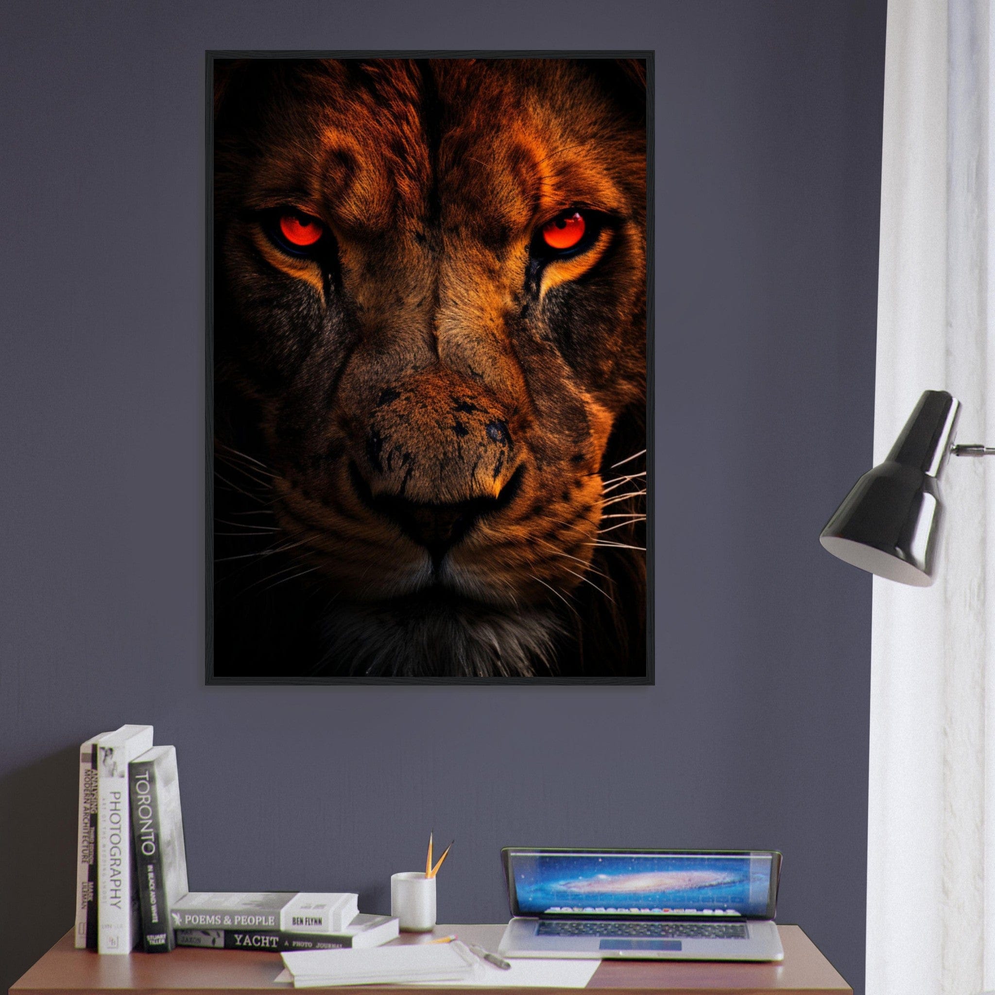 Canvanation Print Material Tableau De Lion